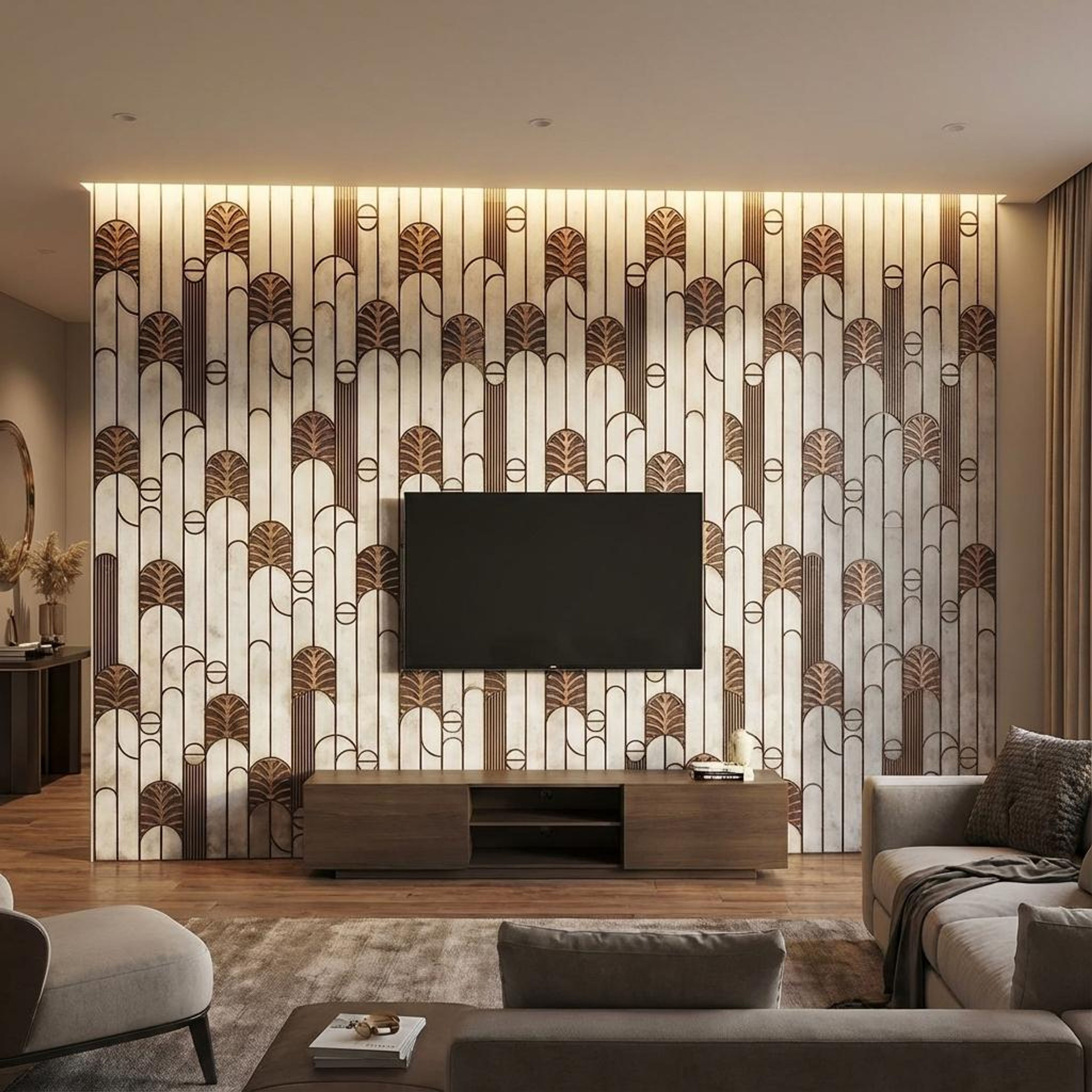 Aria Creek Multi-colour HDF Panels | 8 x 4 Ft, 12 mm