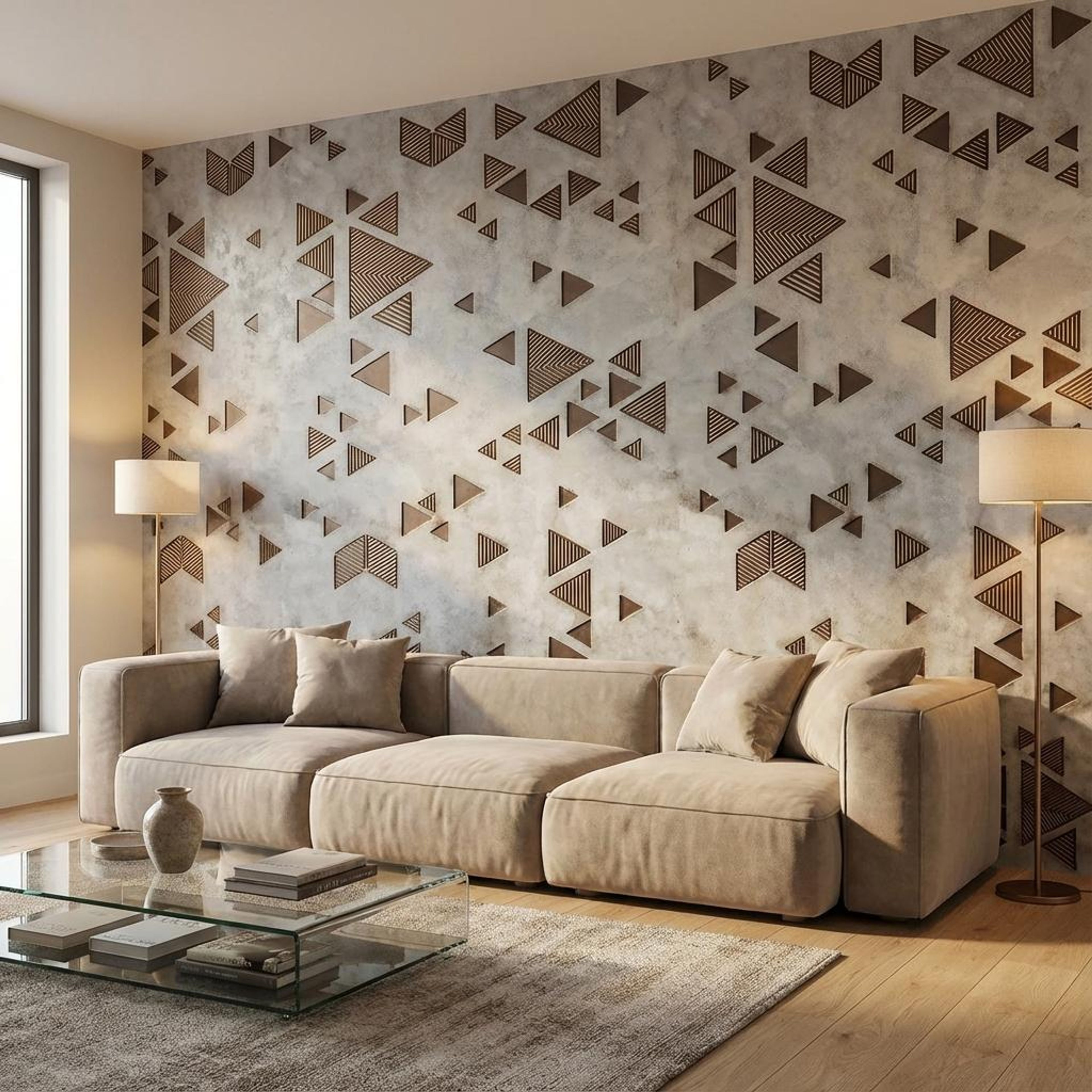 Aria Luxe Multi-colour HDF Panels | 8 x 4 Ft, 12 mm