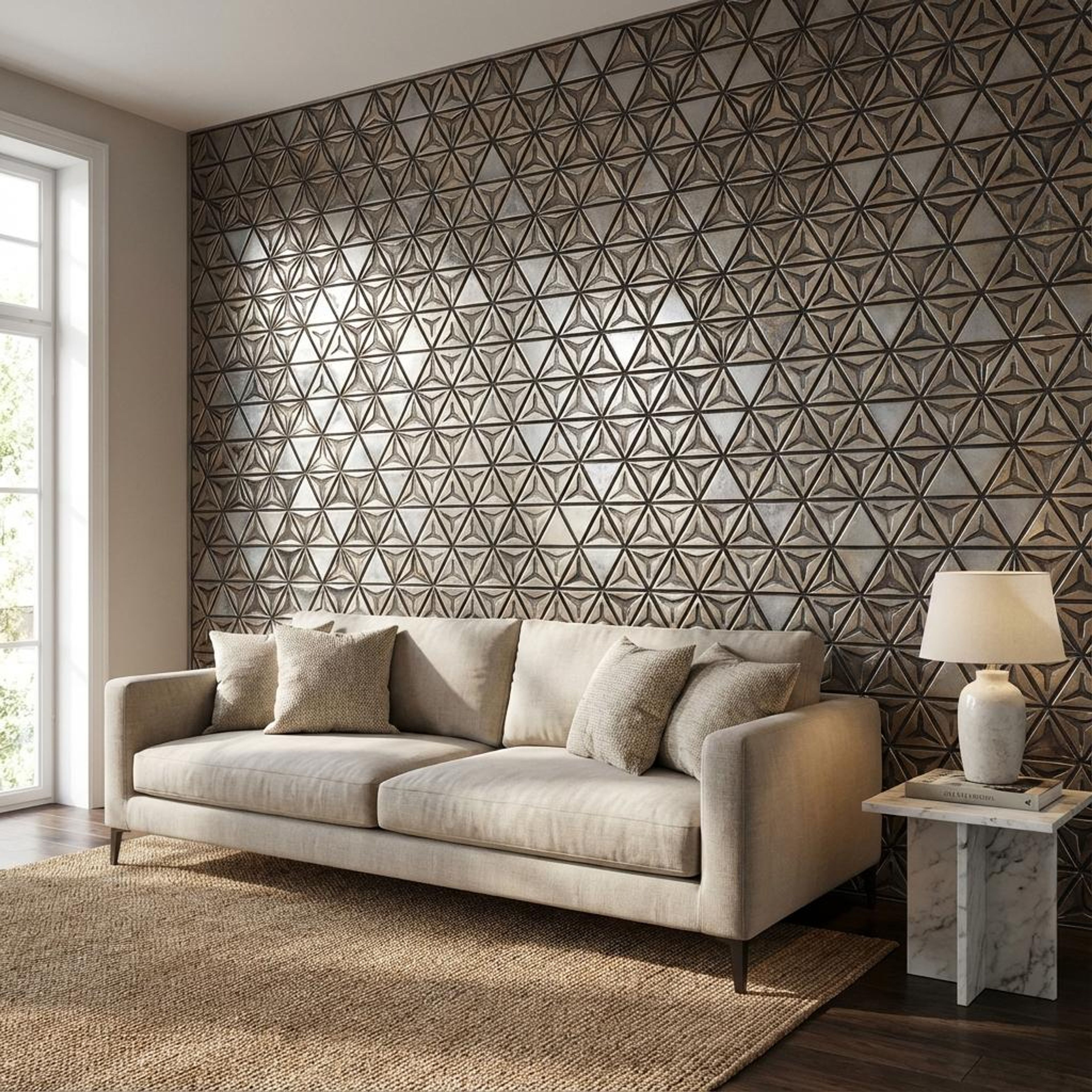 Sable Frost Multi-colour HDF Panels | 8 x 4 Ft, 12 mm