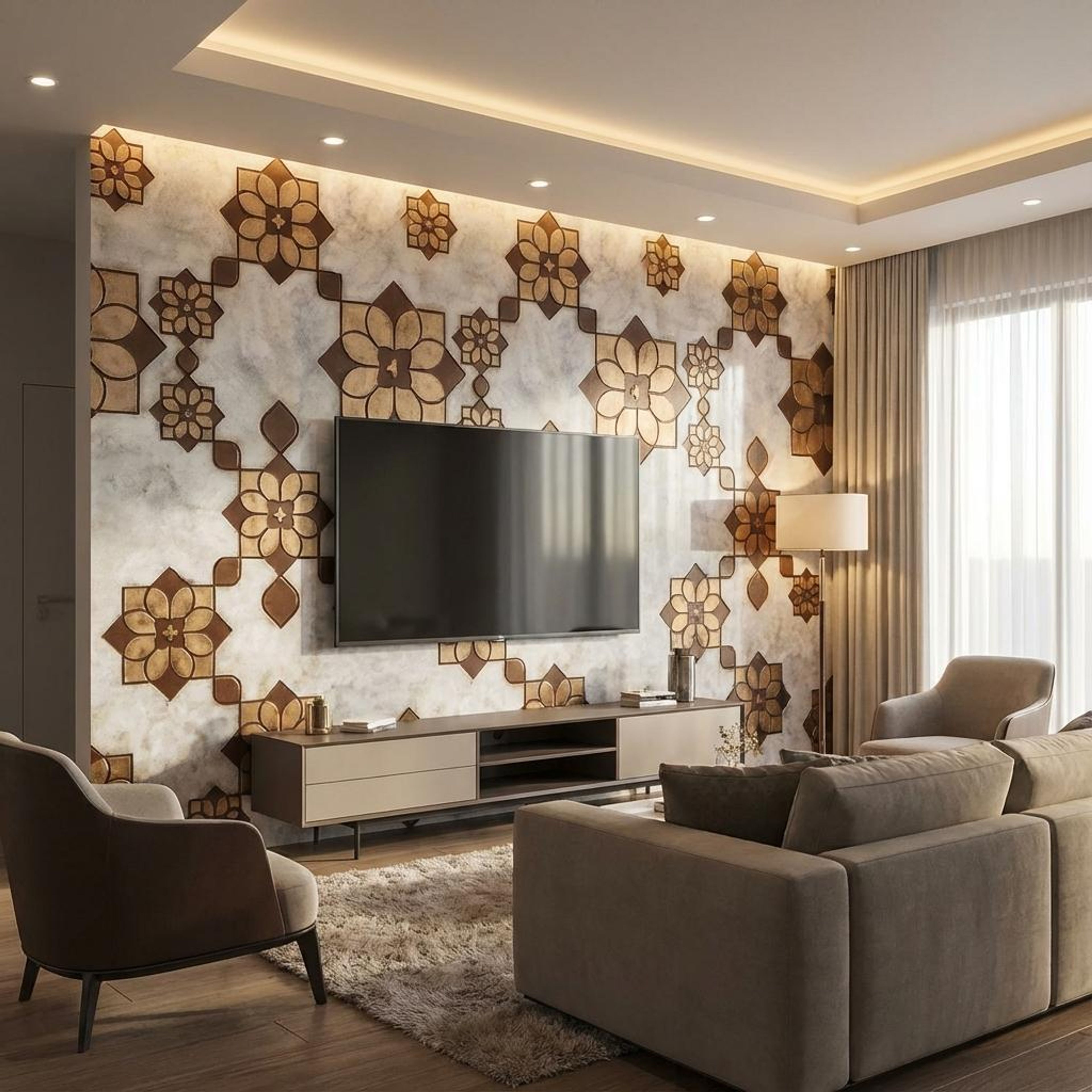 Prime Leaf Multi-colour HDF Panels | 8 x 4 Ft, 12 mm