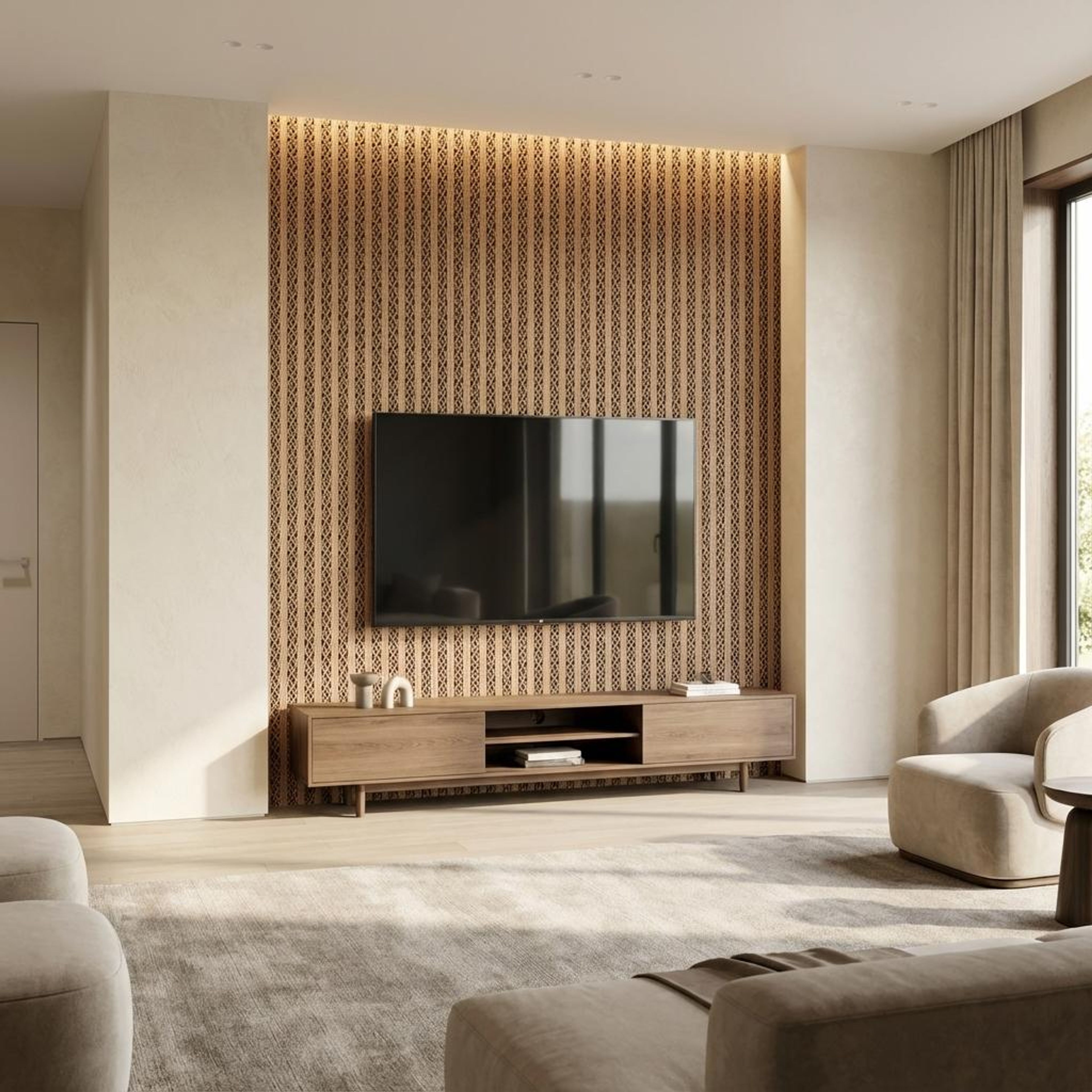 Aero Touch Multi-colour Cork Panels | 8 x 0.4 Ft, 15 mm