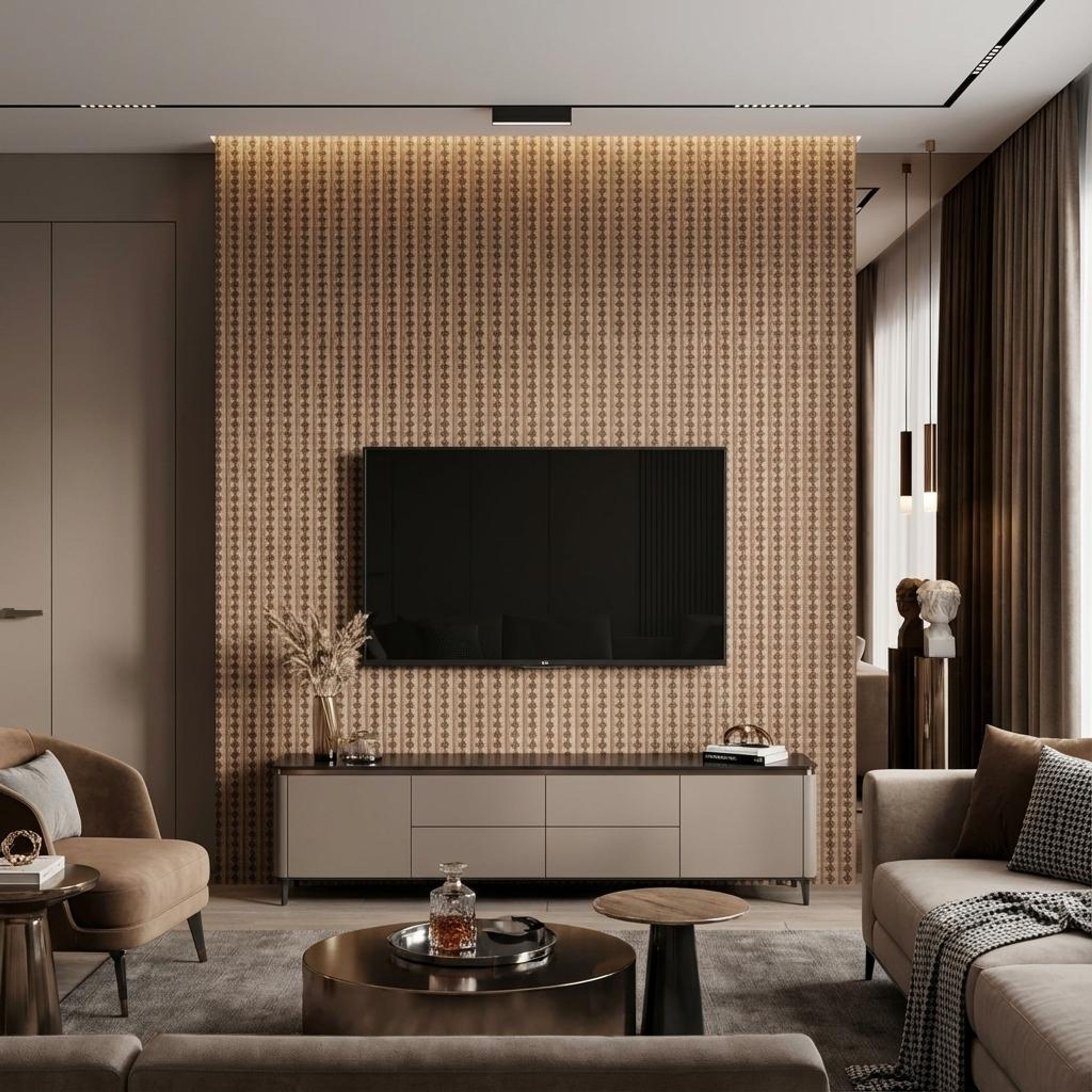 Mira Blend Multi-colour Cork Panels | 8 x 0.4 Ft, 15 mm