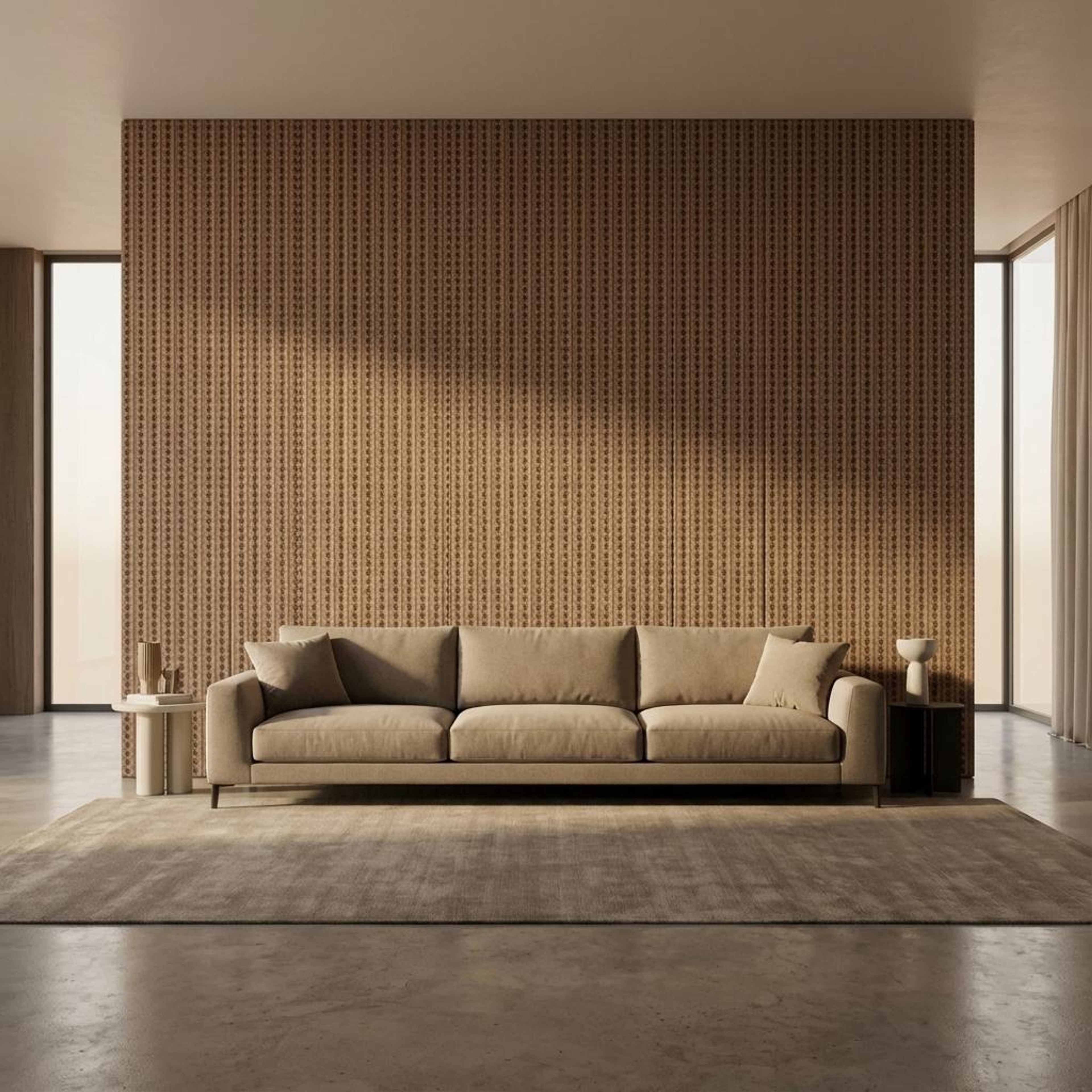 Mira Blend Multi-colour Cork Panels | 8 x 0.4 Ft, 15 mm