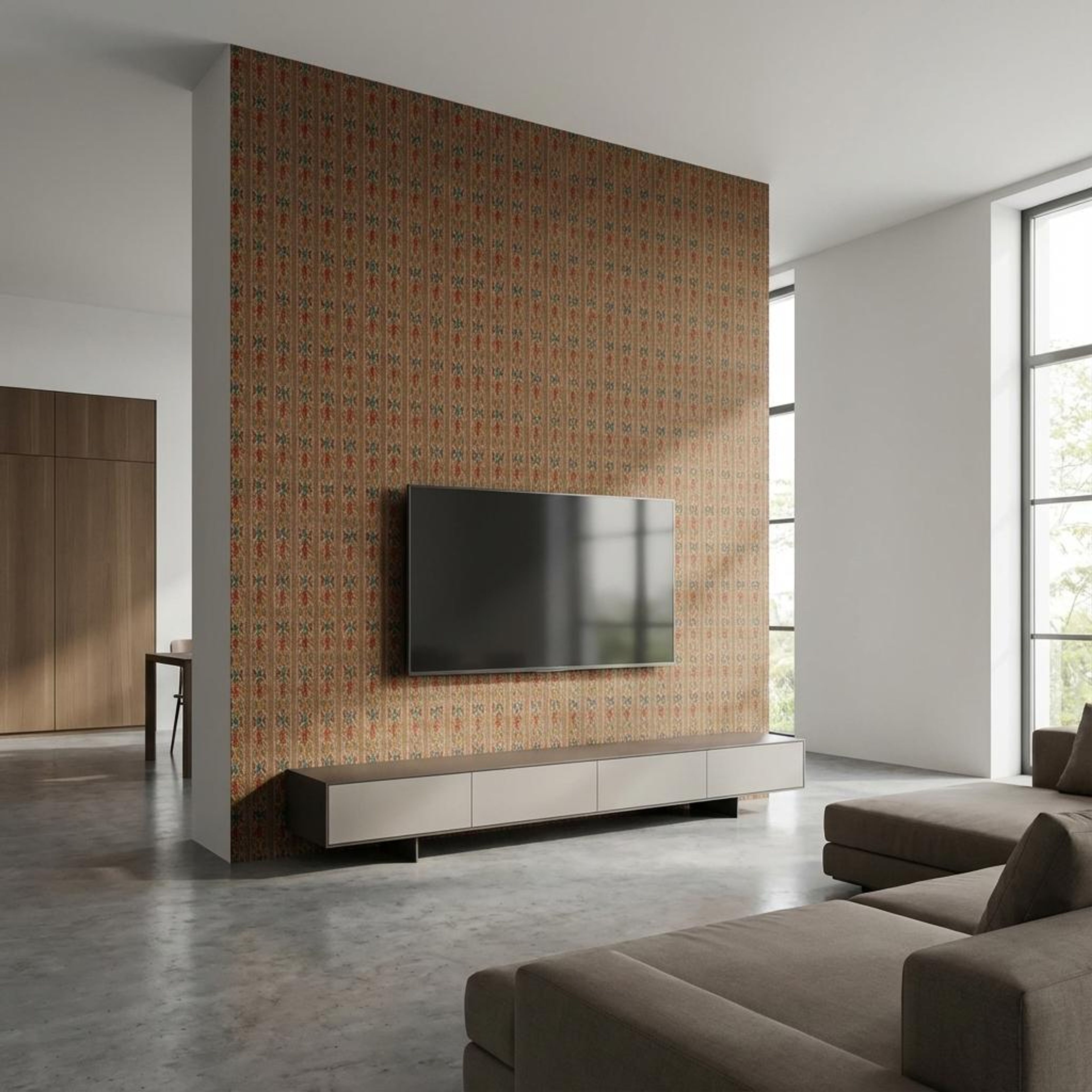 Viva Blend Multi-colour Cork Panels | 8 x 0.4 Ft, 15 mm