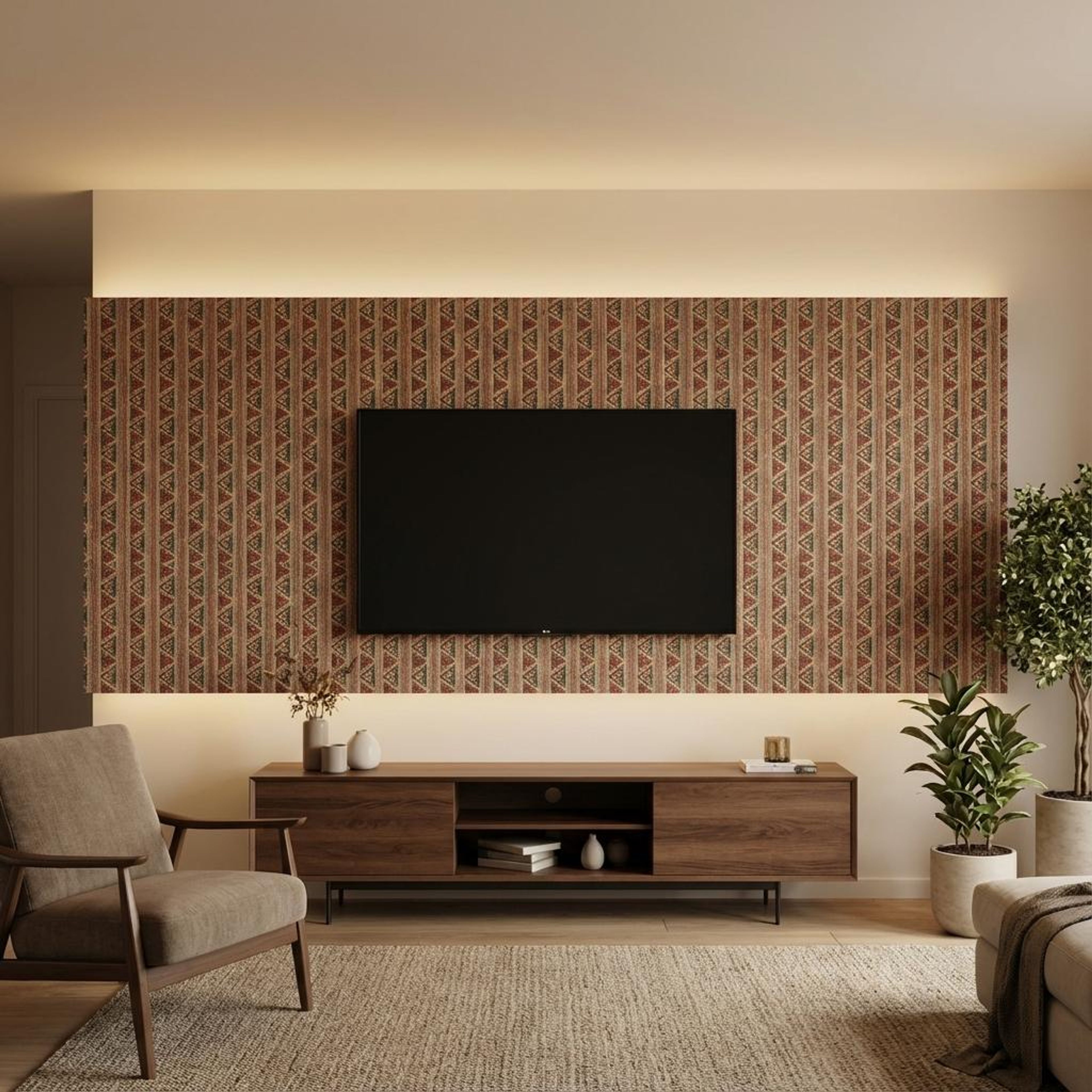 Noir Leaf Multi-colour Cork Panels | 8 x 0.4 Ft, 15 mm