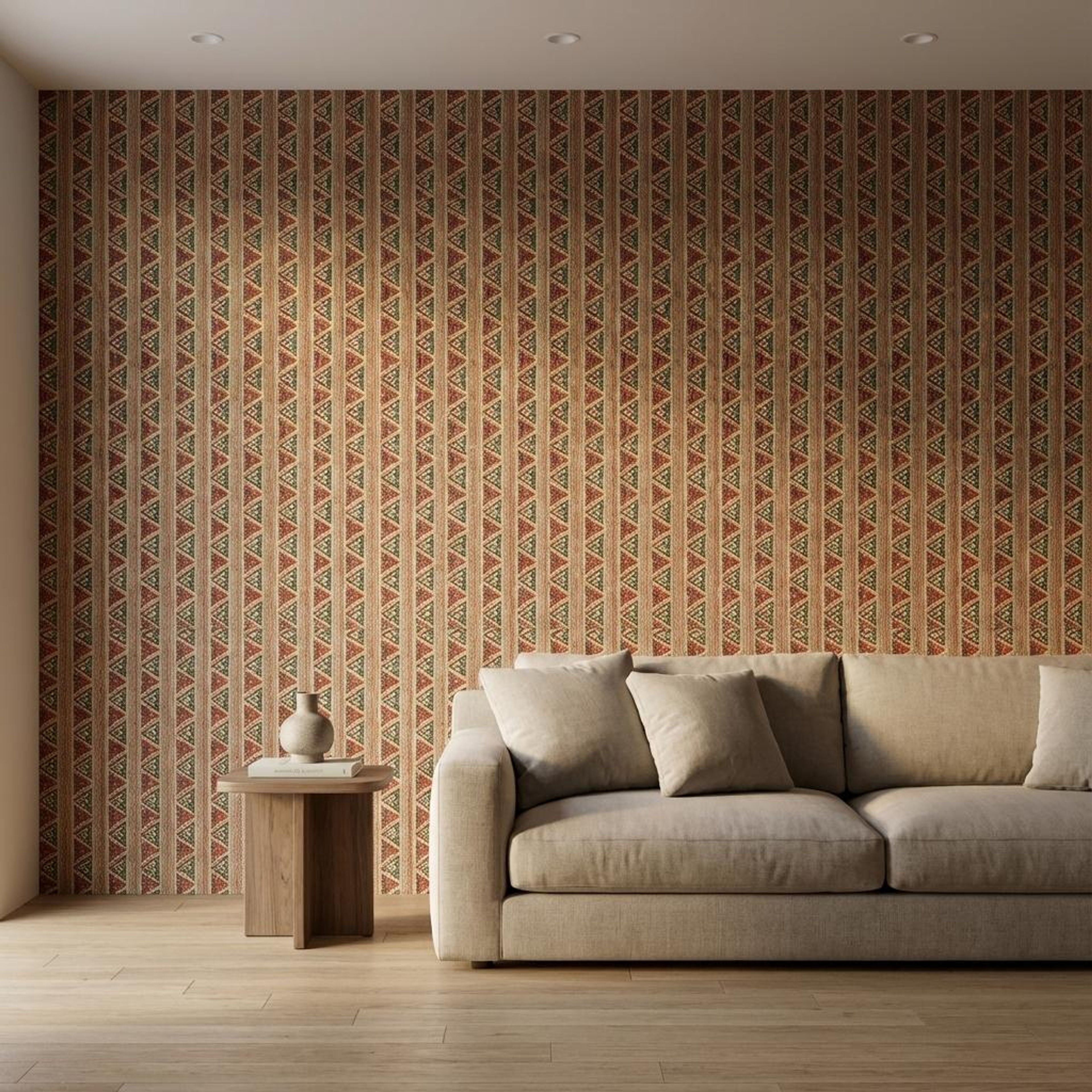 Noir Leaf Multi-colour Cork Panels | 8 x 0.4 Ft, 15 mm