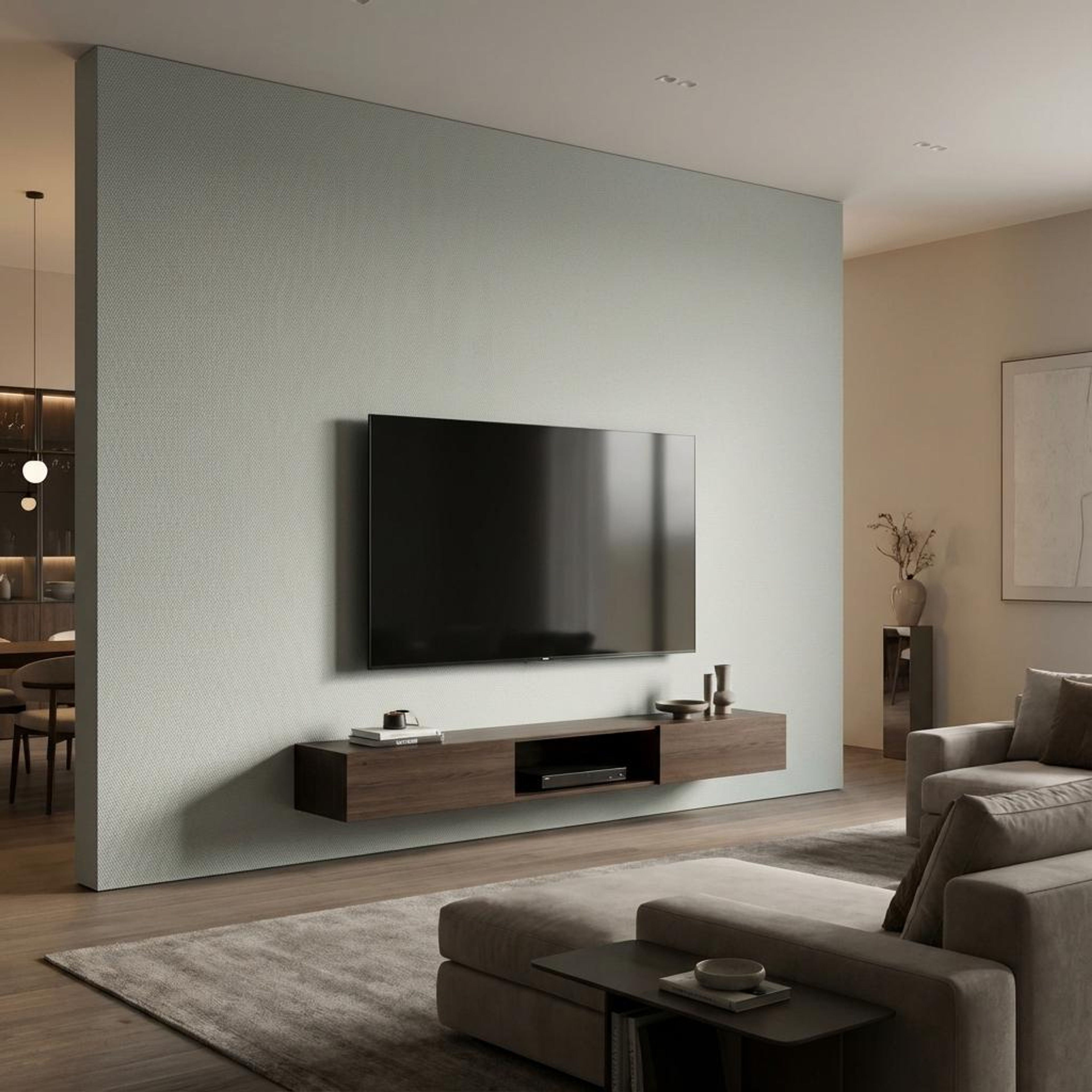 Umber Echo Multi-colour PVC Panels | 8 x 4 Ft, 2 mm