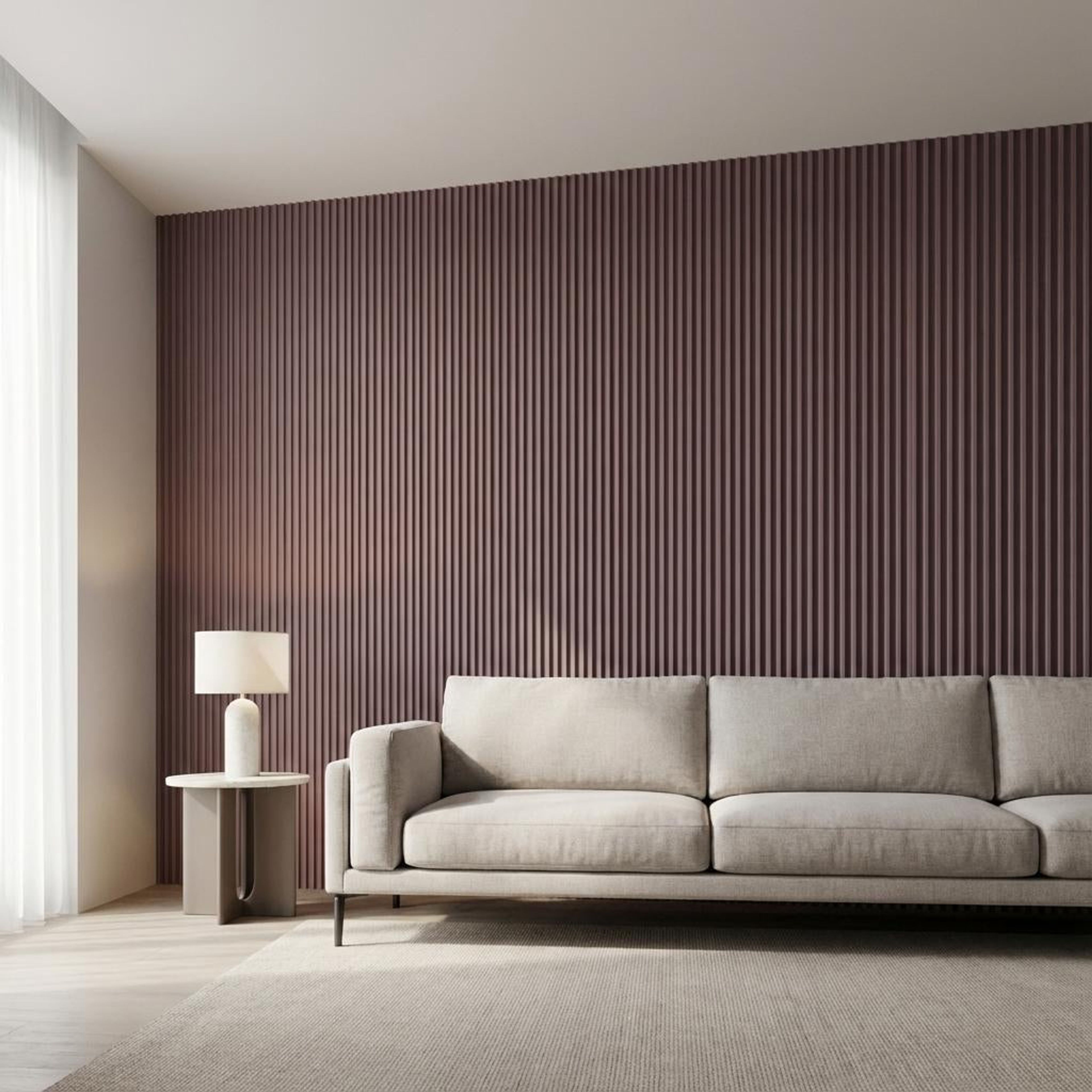 Urban Wave Multi-colour PVC Panels | 8 x 0.4 Ft, 12 mm