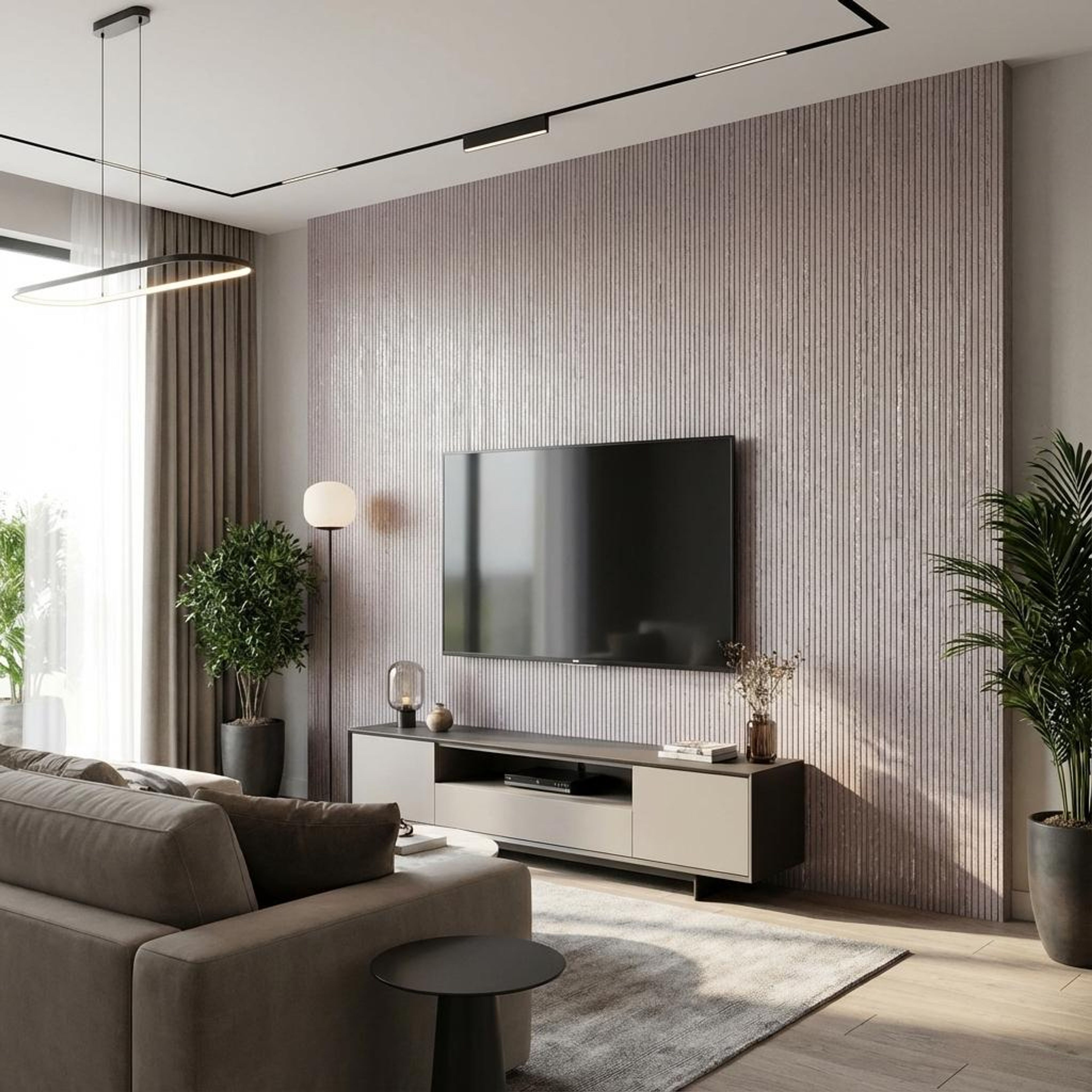 Umber Grain Multi-colour Velvet Panels | 8 x 4 Ft, 2 mm