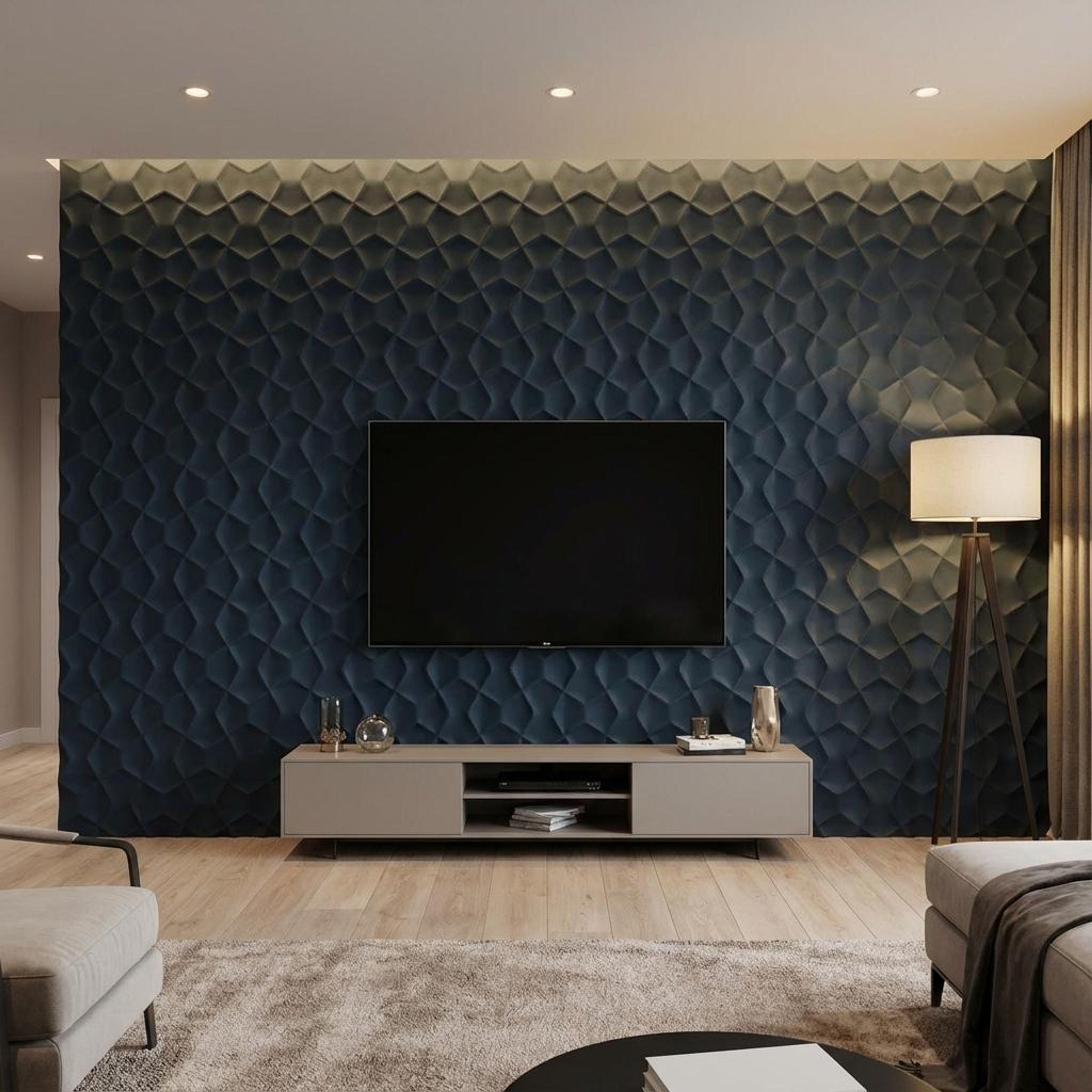 Côte Bloom Multi-colour HDF Panels | 8 x 4 Ft, 18 mm