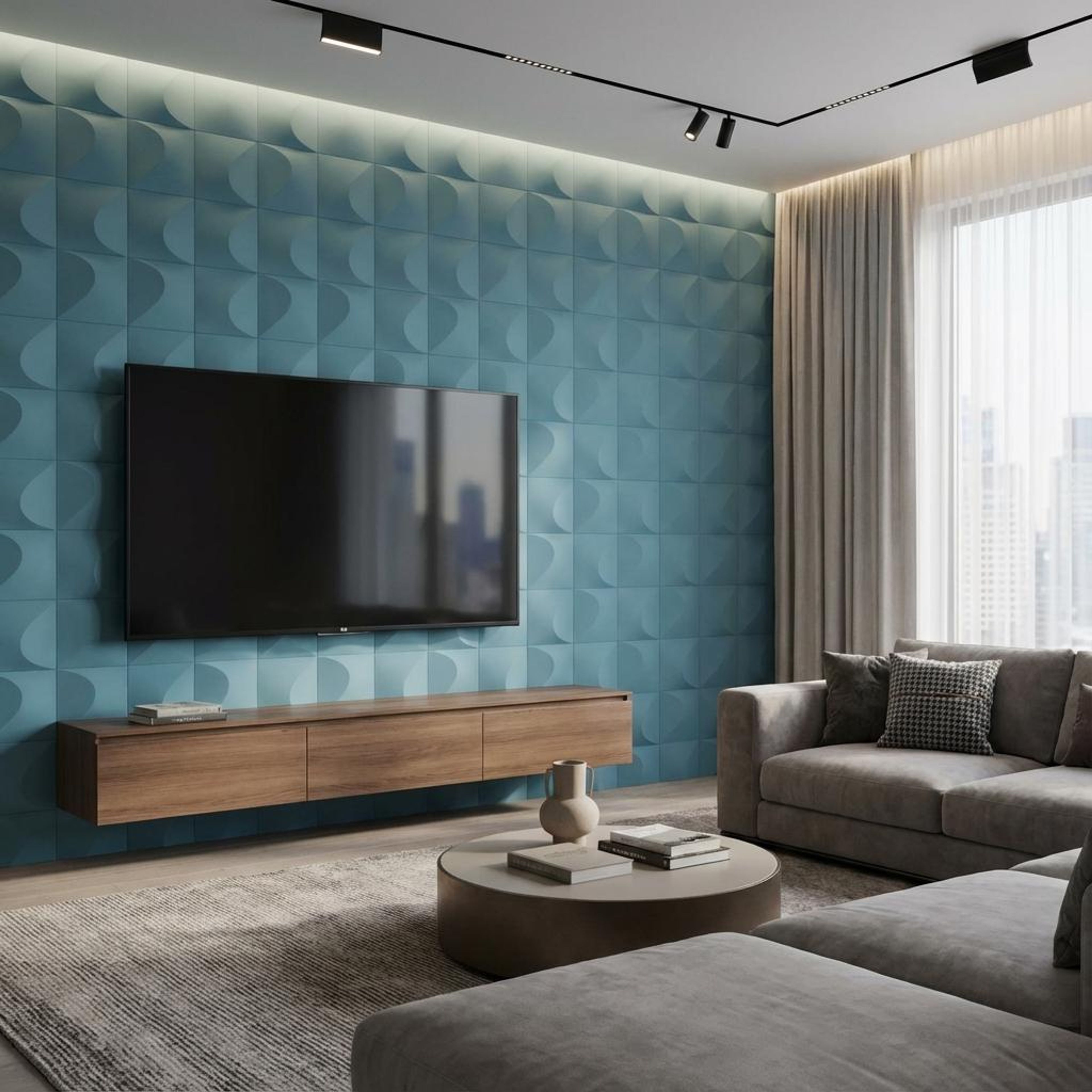 Lune Creek Multi-colour HDF Panels | 8 x 4 Ft, 18 mm