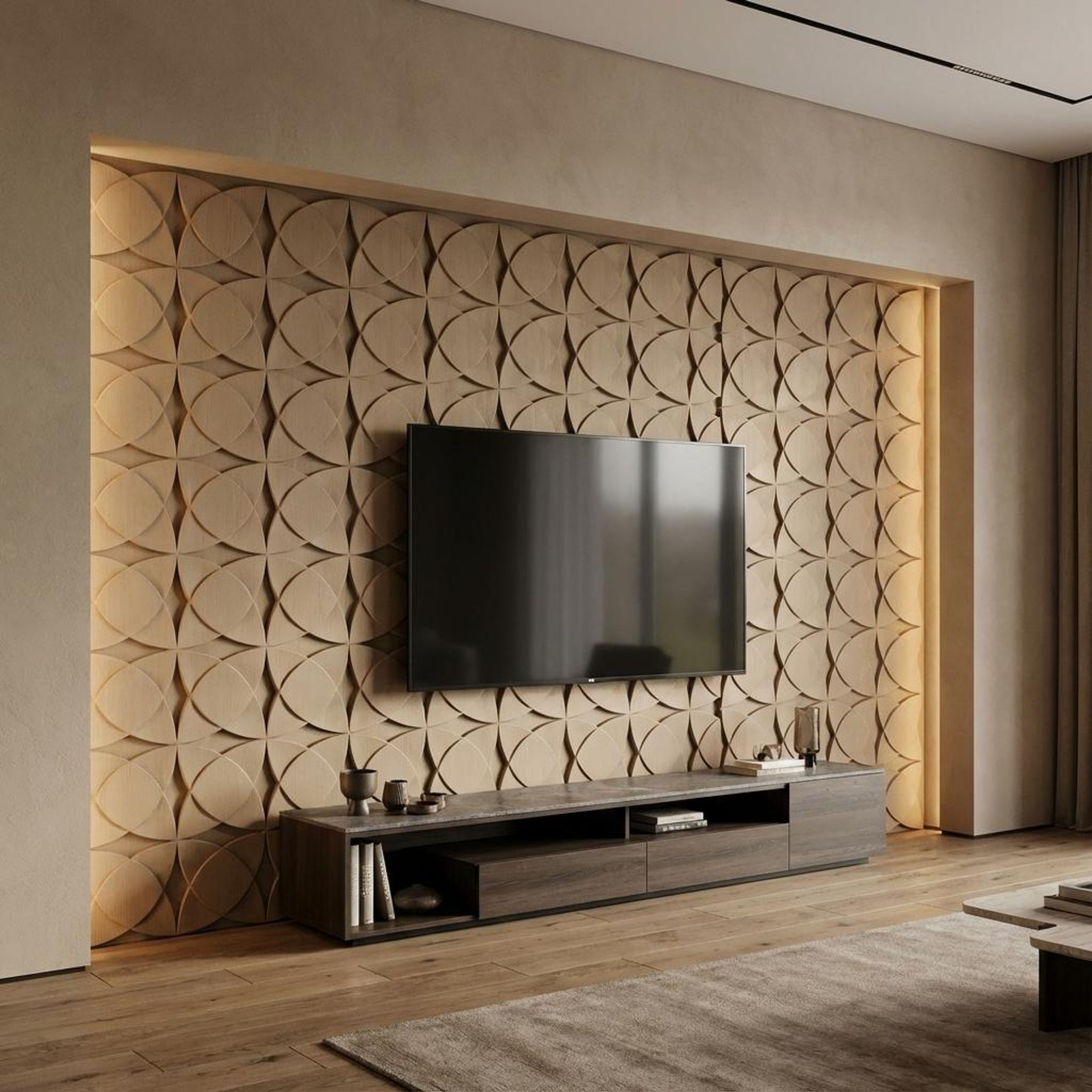 Aria Weave Multi-colour HDF Panels | 8 x 4 Ft, 18 mm