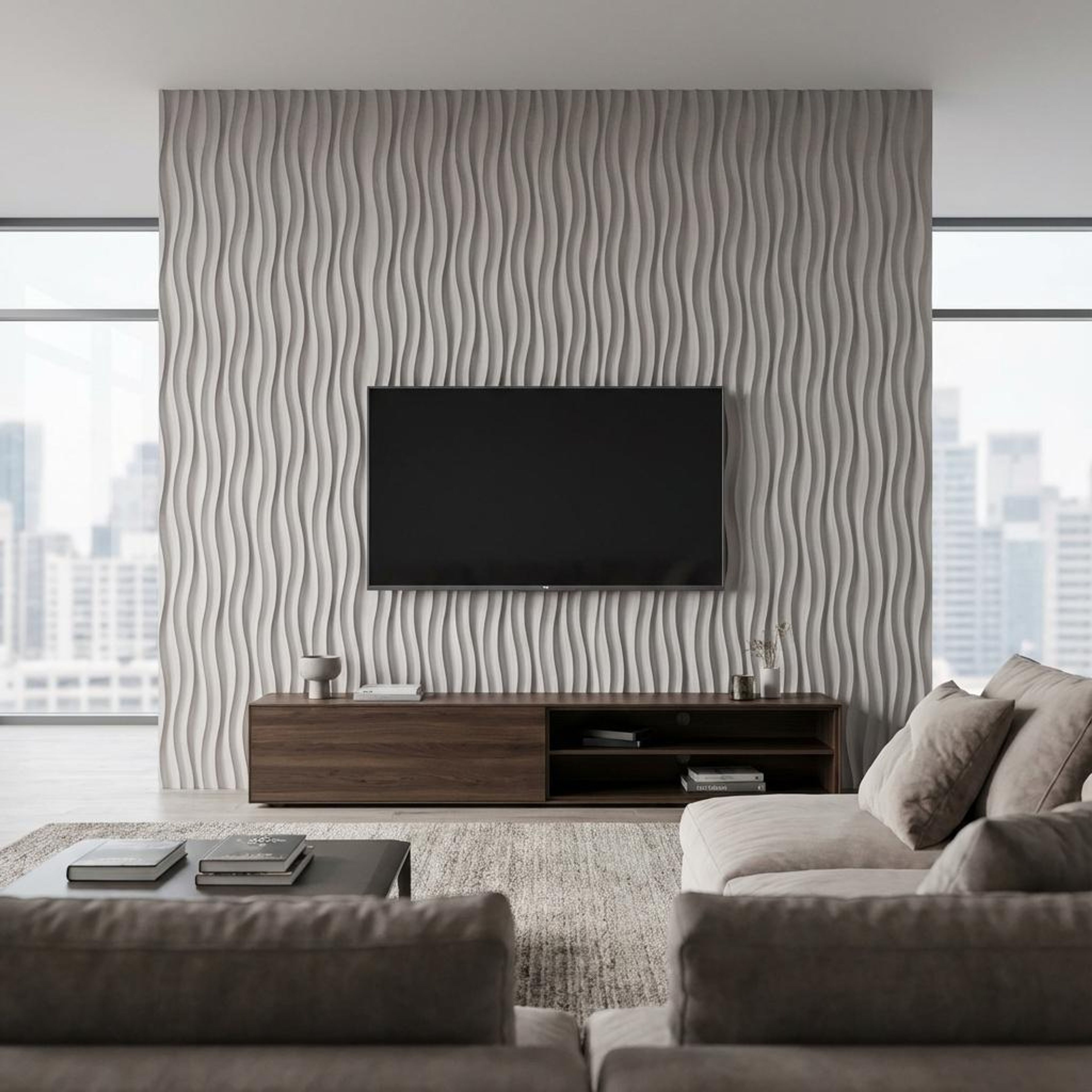 Nova Stone Multi-colour HDF Panels | 8 x 4 Ft, 12 mm