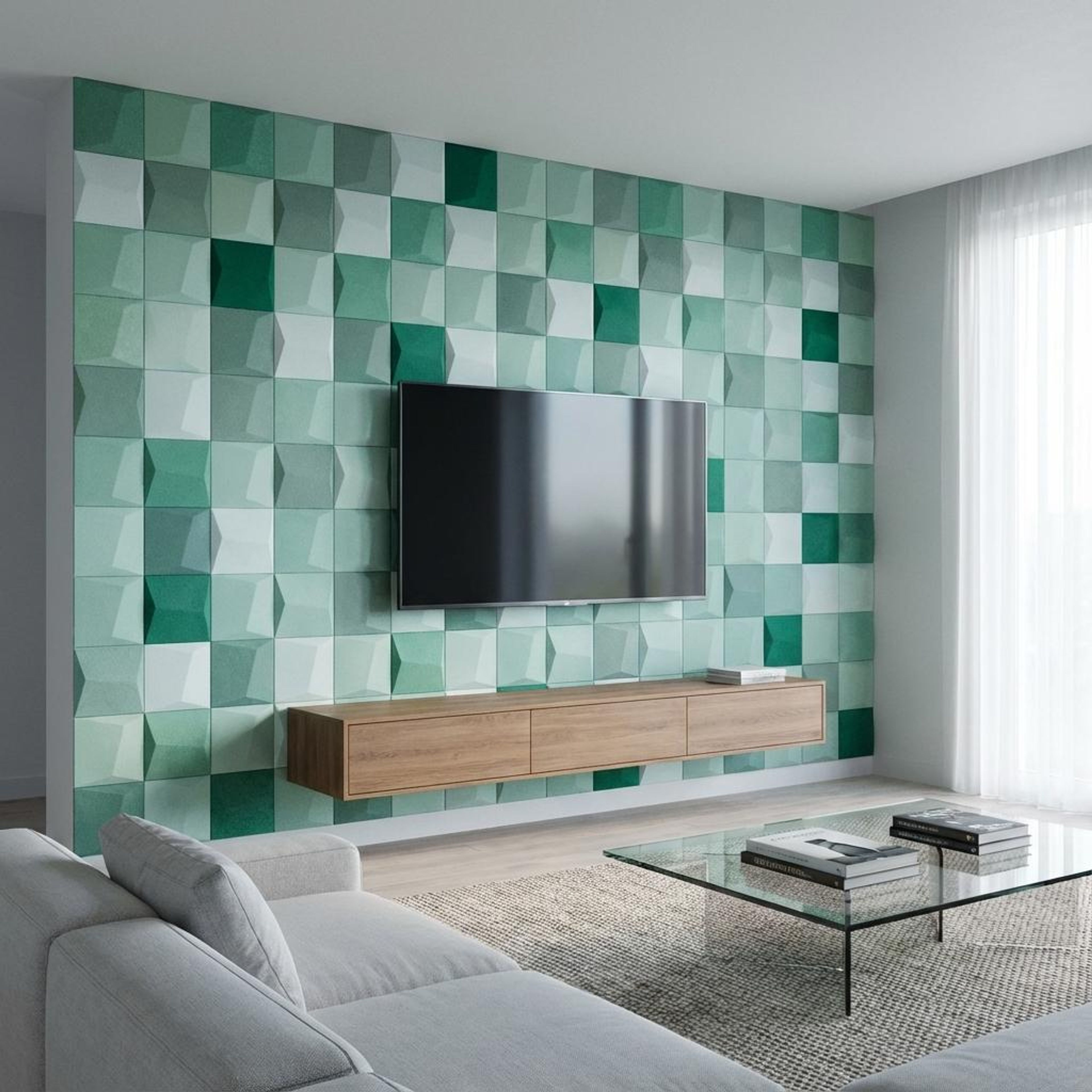 Elan Weave Multi-colour HDF Panels | 8 x 4 Ft, 18 mm