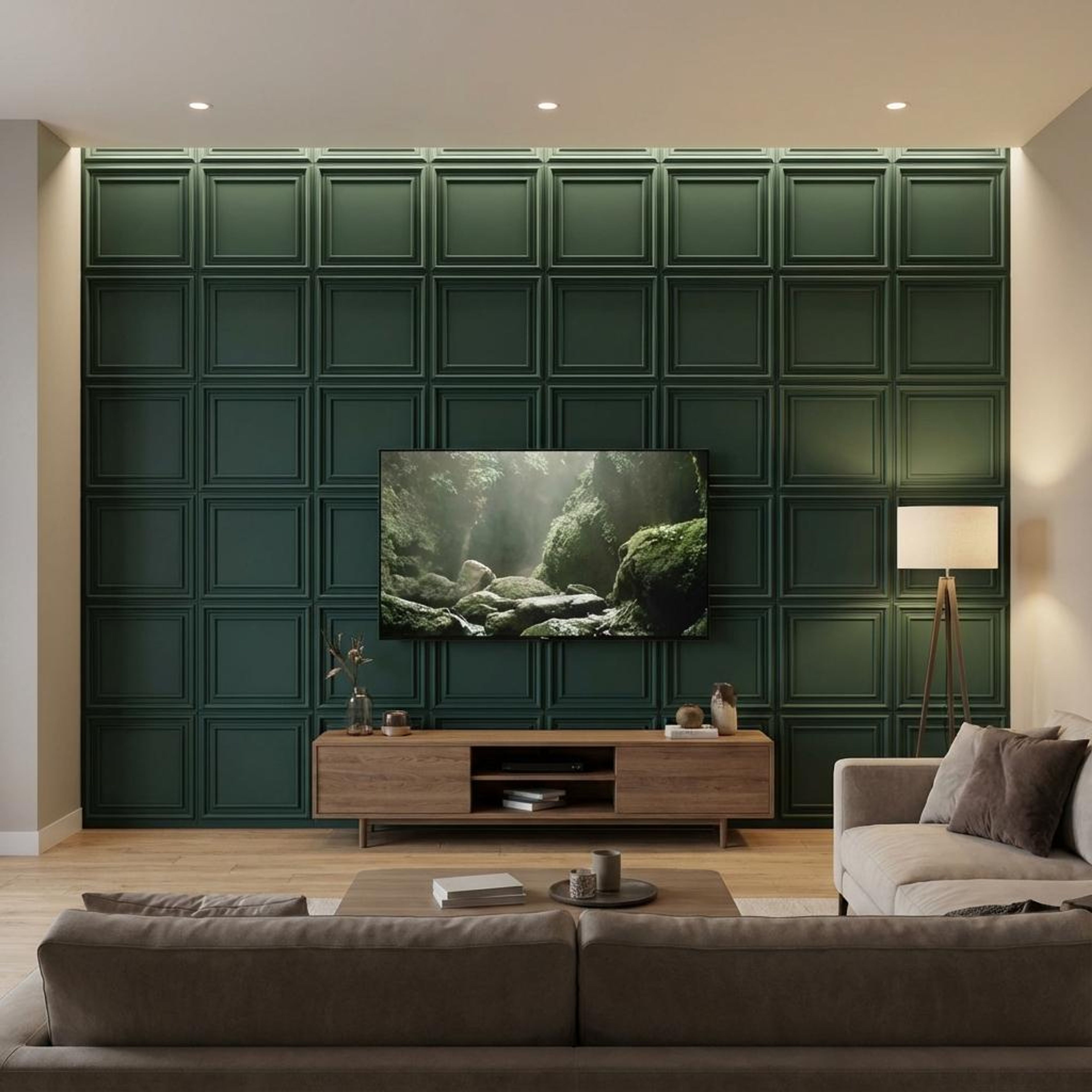 Vert Leaf Multi-colour HDF Panels | 8 x 4 Ft, 12 mm