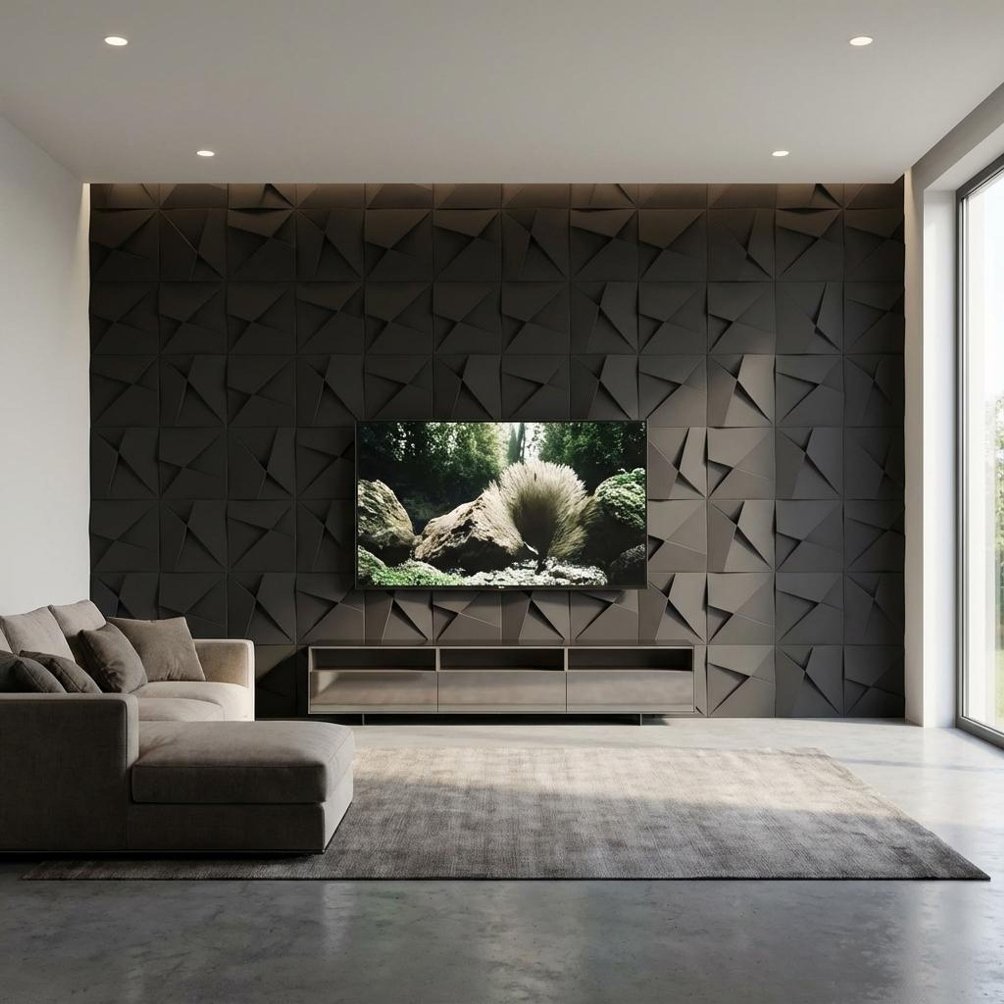 Umber Frost Multi-colour HDF Panels | 8 x 4 Ft, 12 mm