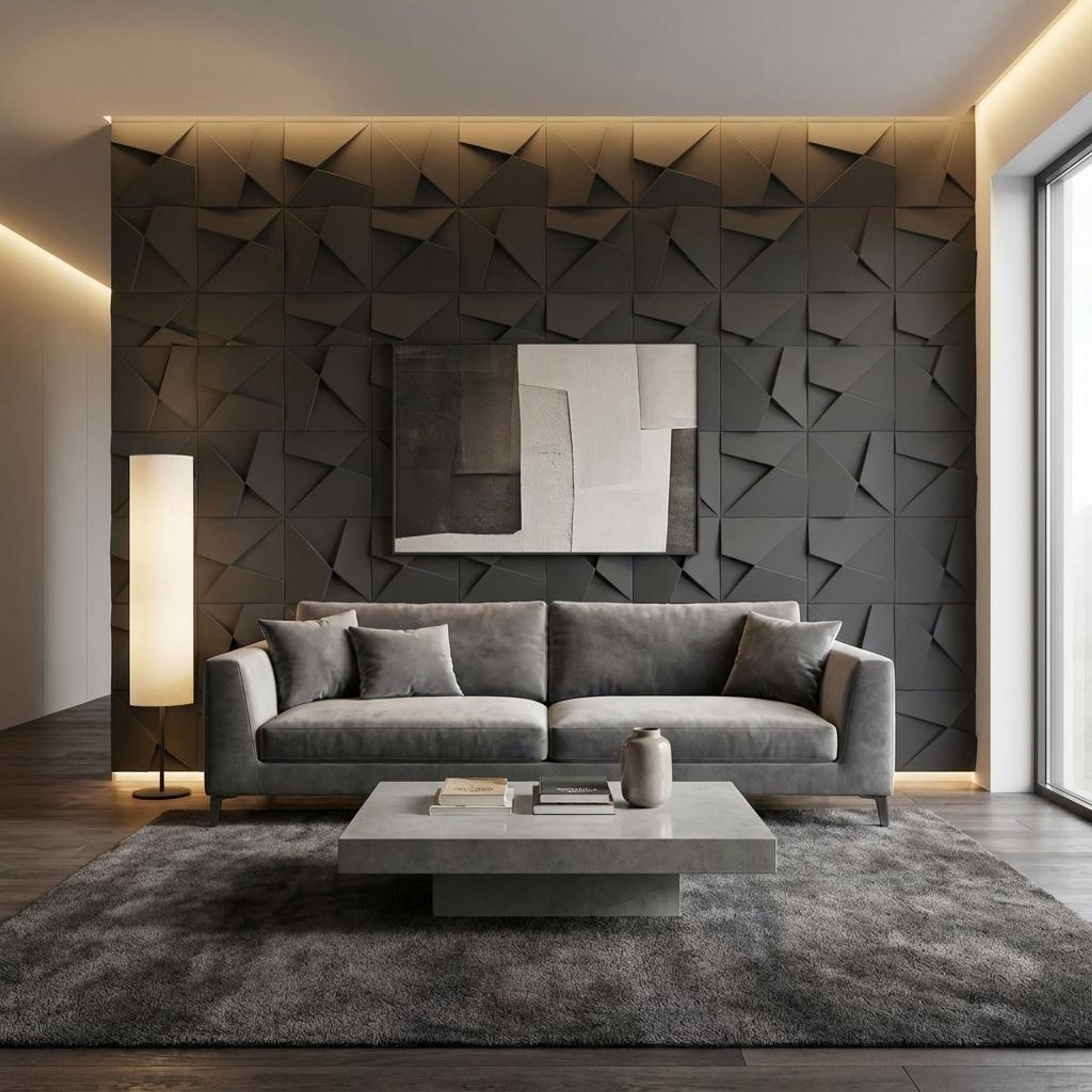 Umber Frost Multi-colour HDF Panels | 8 x 4 Ft, 12 mm