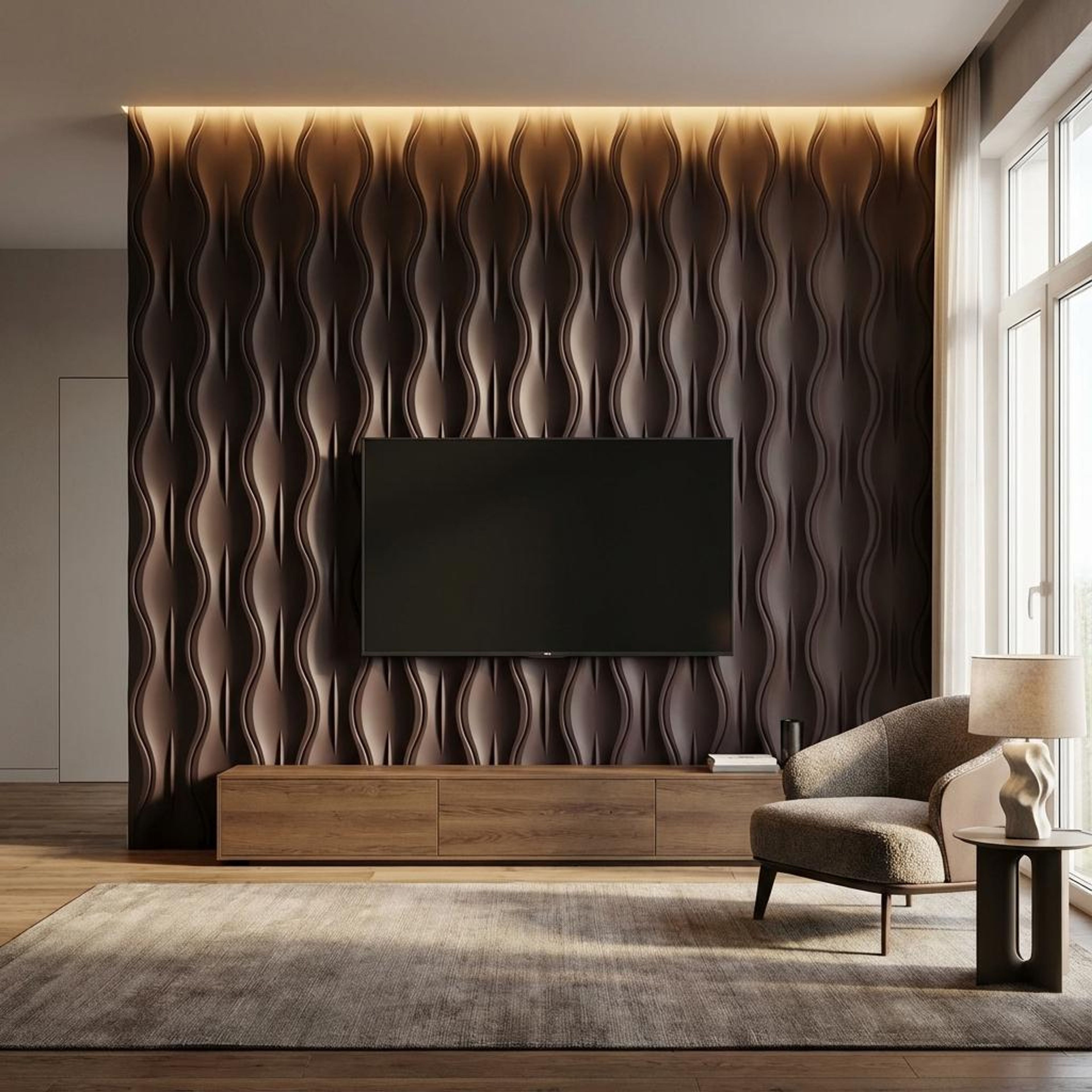 Lune Edge Multi-colour HDF Panels | 8 x 4 Ft, 18 mm