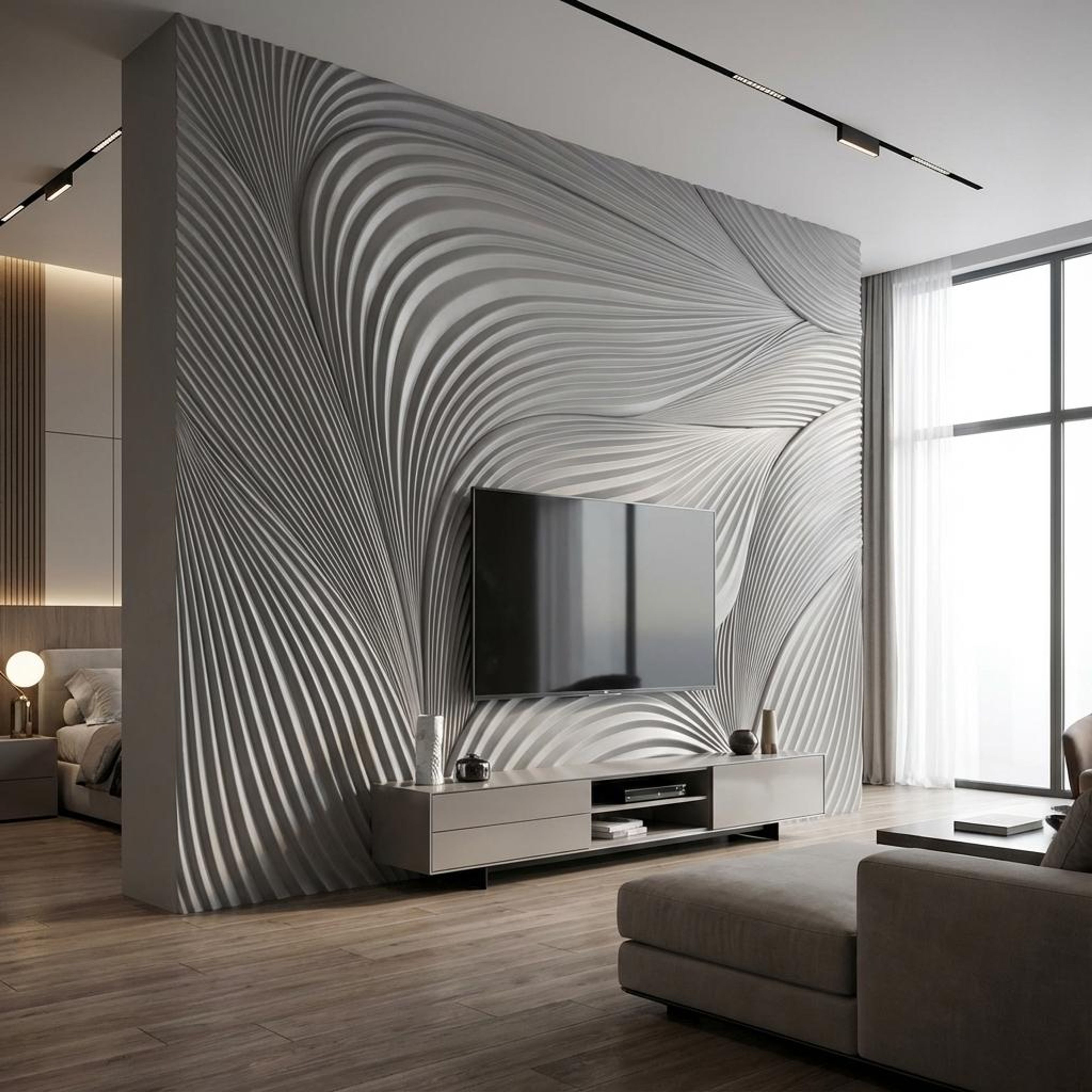 Flint Frost Multi-colour HDF Panels | 8 x 4 Ft, 18 mm