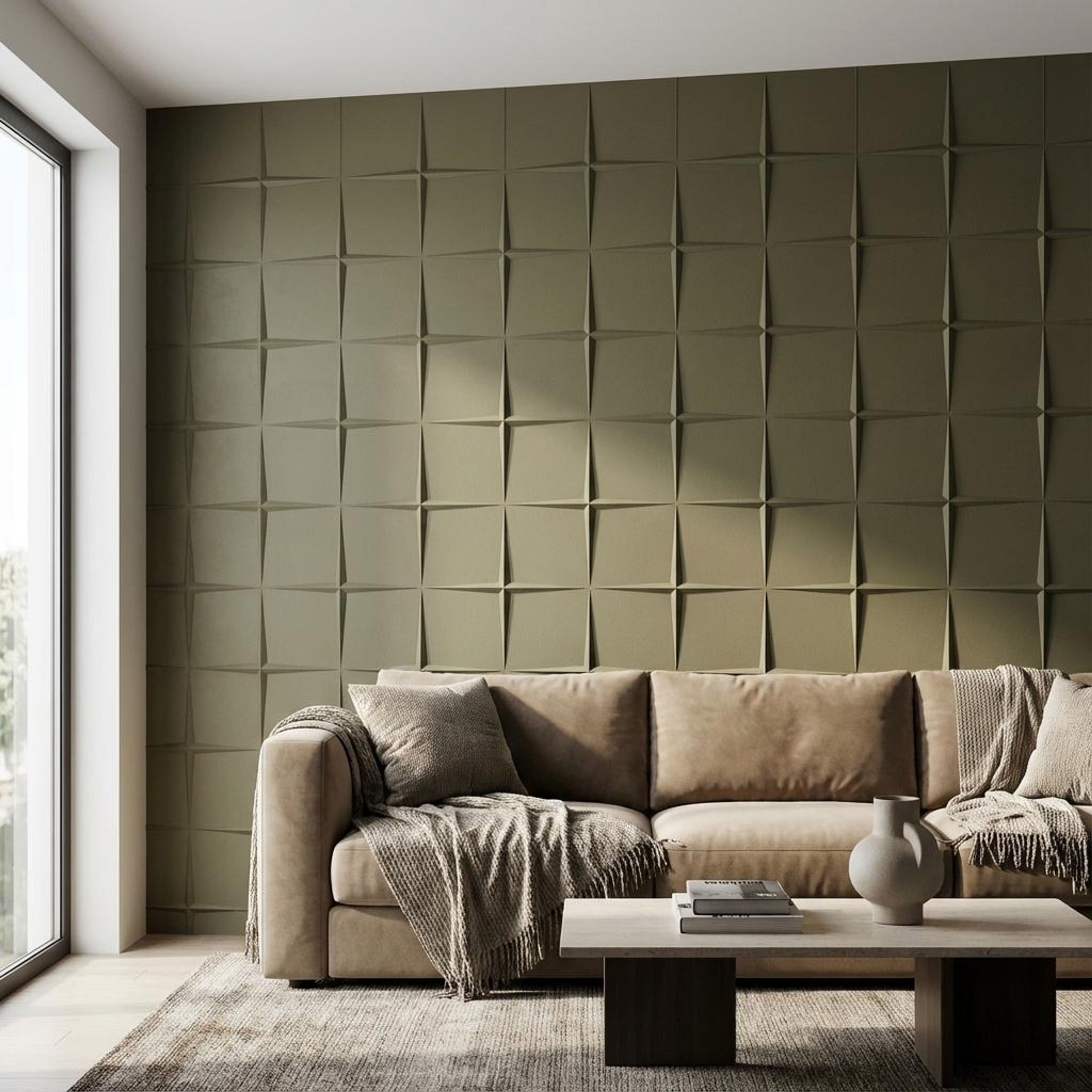 Nova Leaf Multi-colour Mirror Panels | 1 x 1 Ft, 5 mm