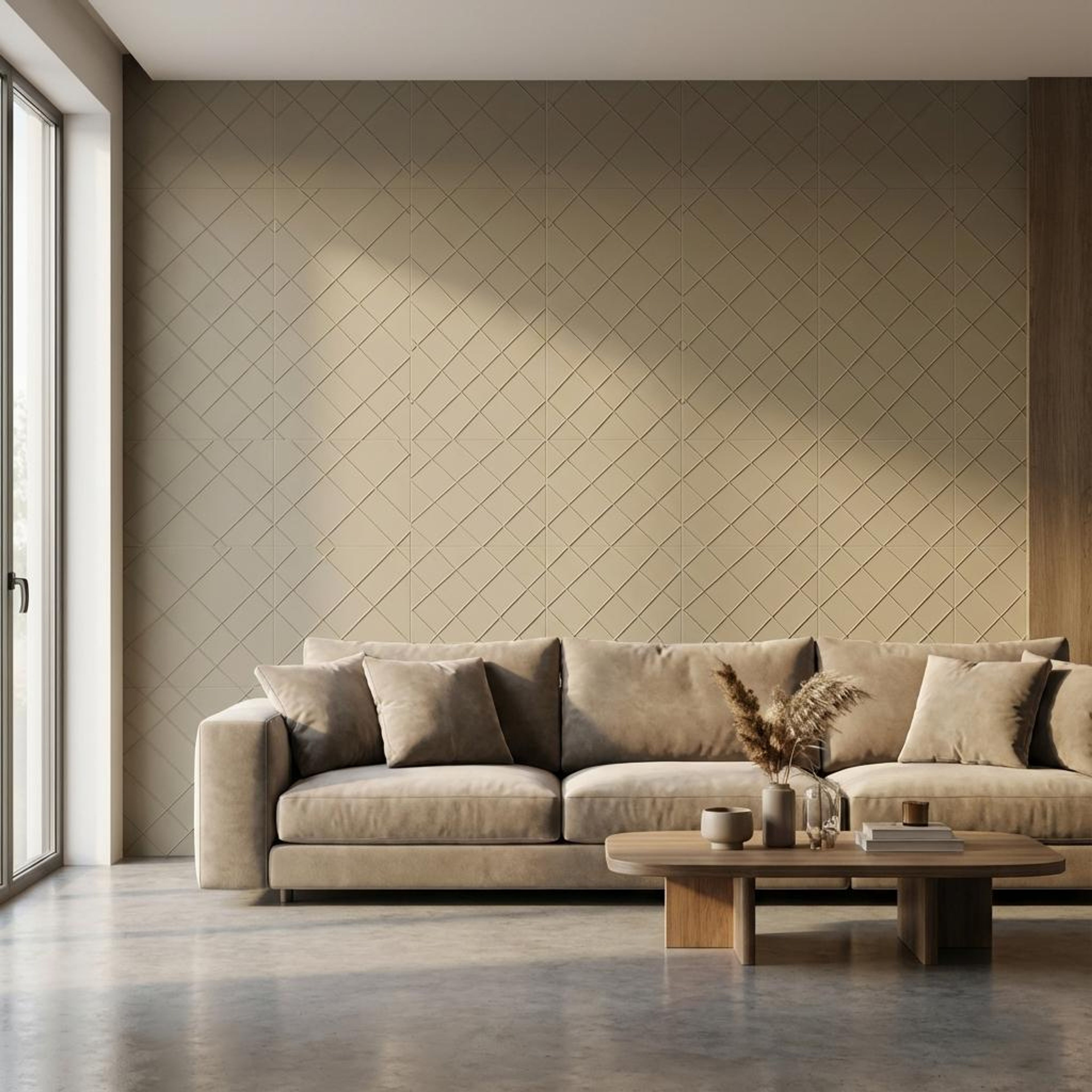 Mira Wave Multi-colour Mirror Panels | 1 x 1 Ft, 5 mm