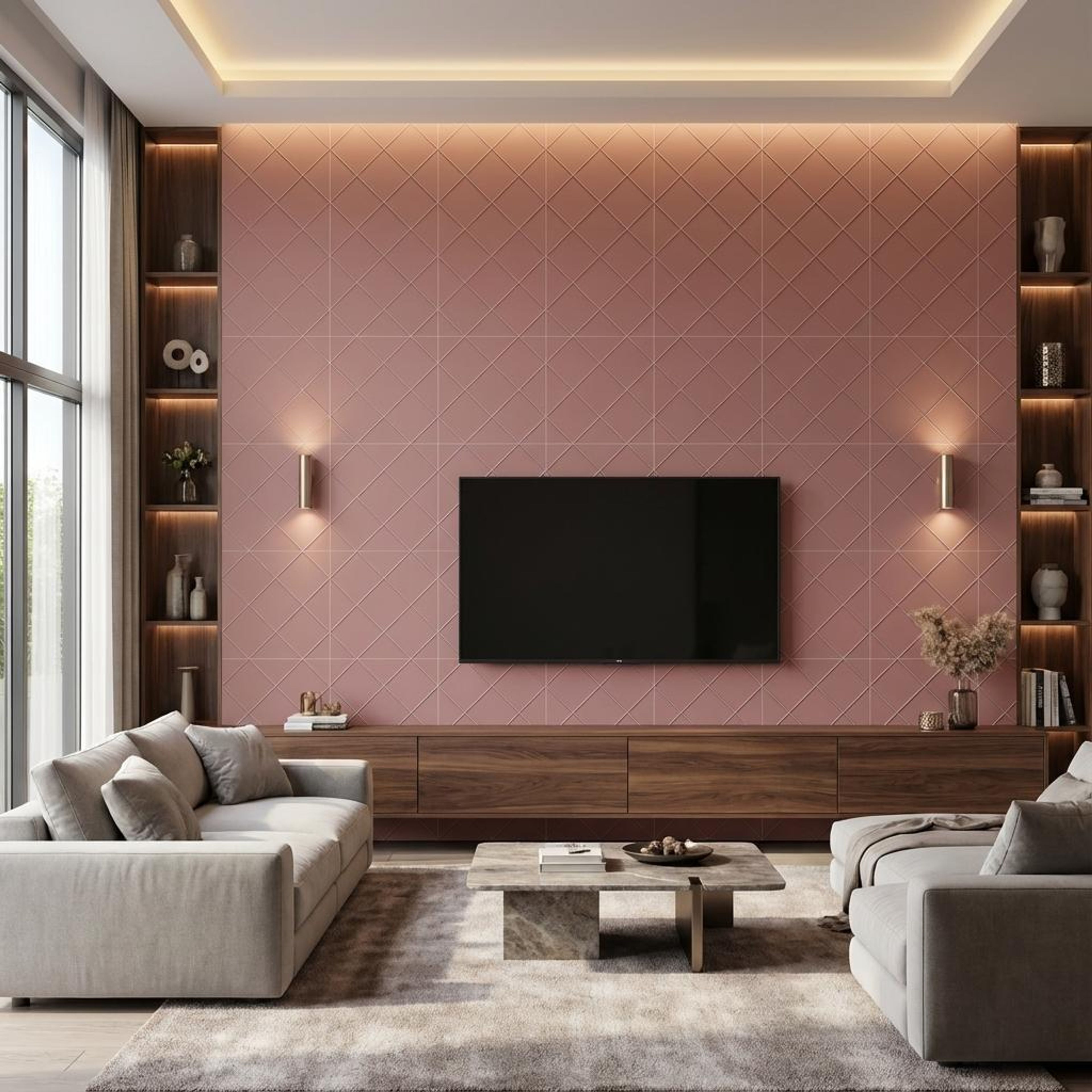 Aero Weave Multi-colour Mirror Panels | 1 x 1 Ft, 5 mm