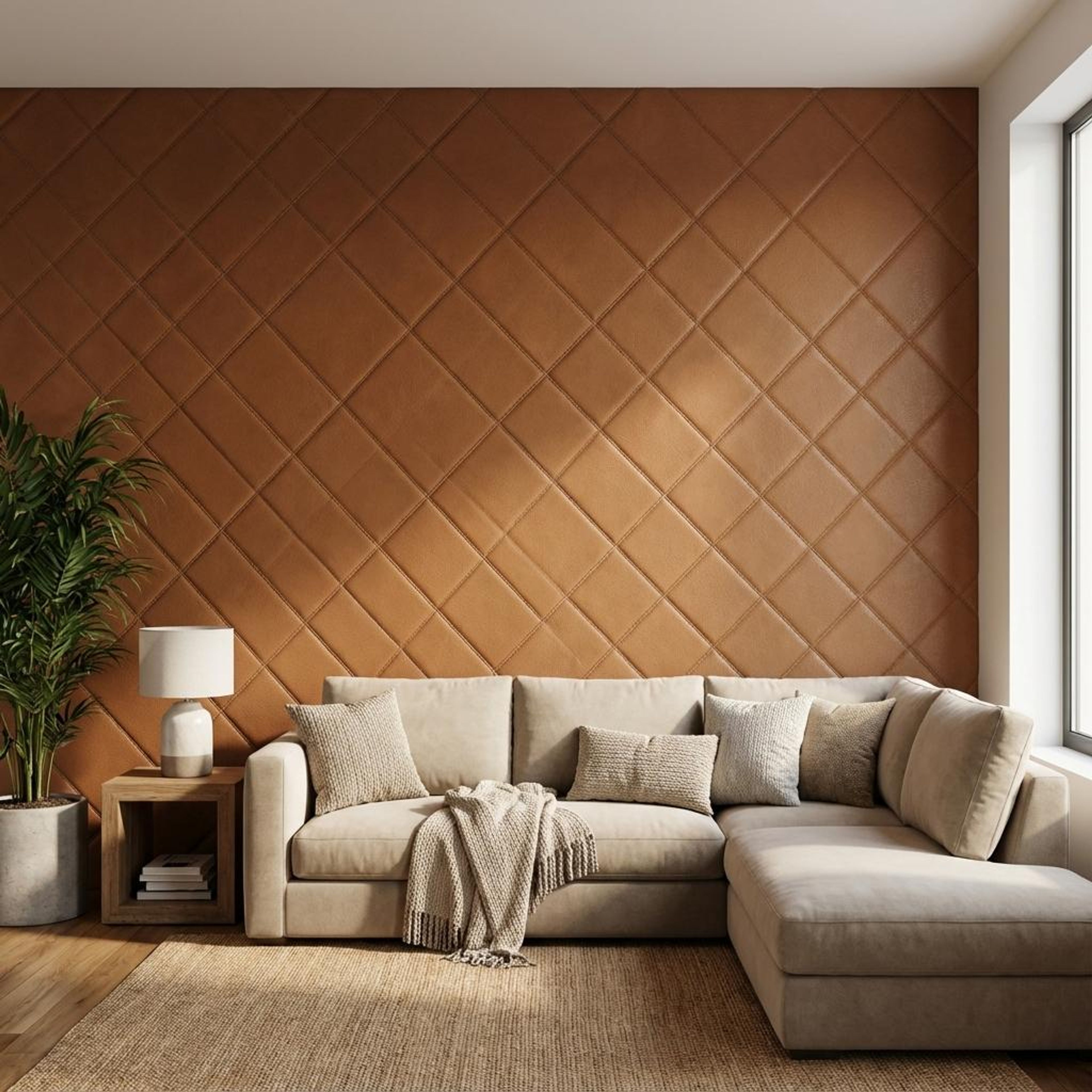Umber Drift Multi-colour Mirror Panels | 1 x 1 Ft, 5 mm