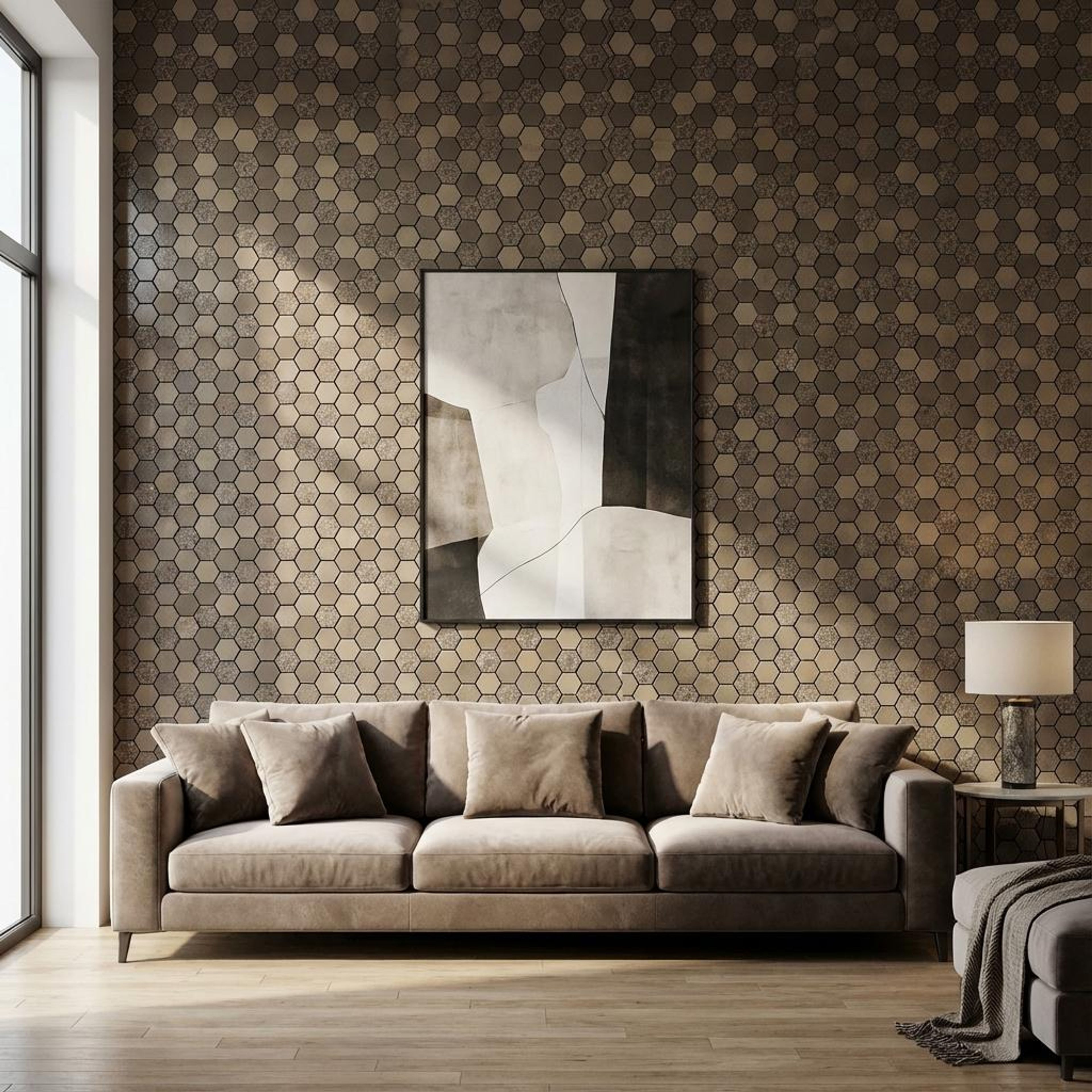 Noir Rise Multi-colour Mirror Panels | 1 x 1 Ft, 5 mm