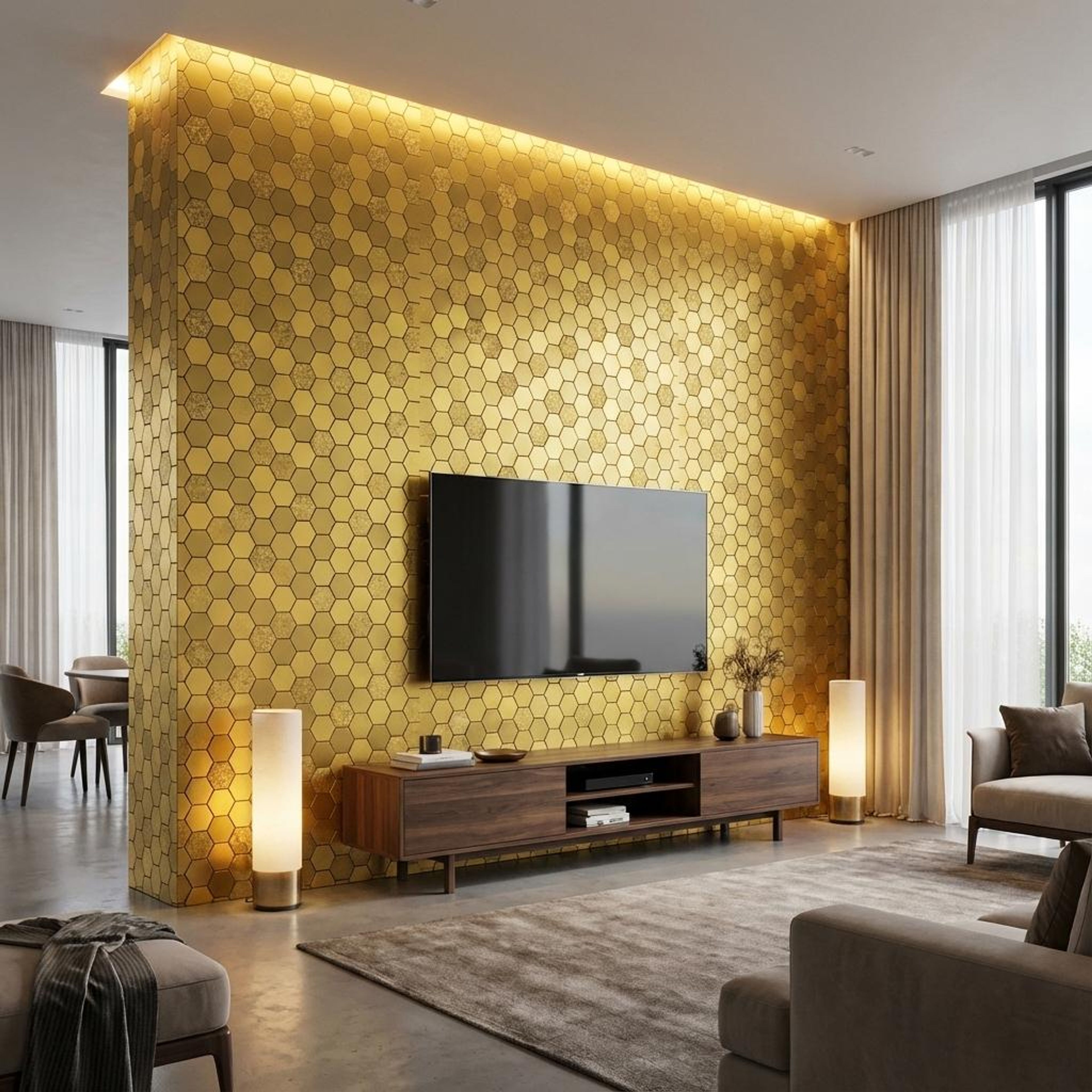 Terra Frost Multi-colour Mirror Panels | 1 x 1 Ft, 5 mm