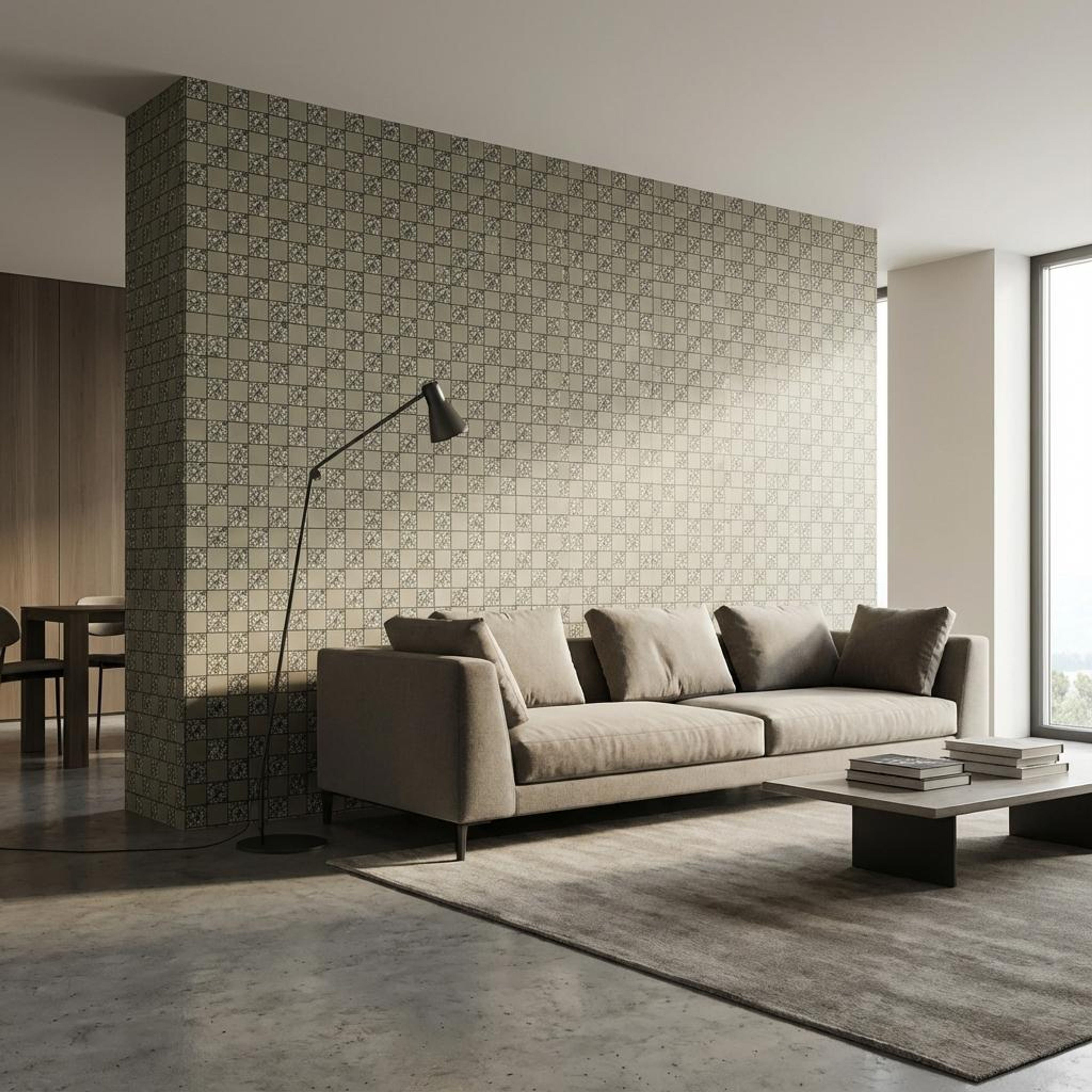 Pure Form Multi-colour Mirror Panels | 1 x 1 Ft, 5 mm