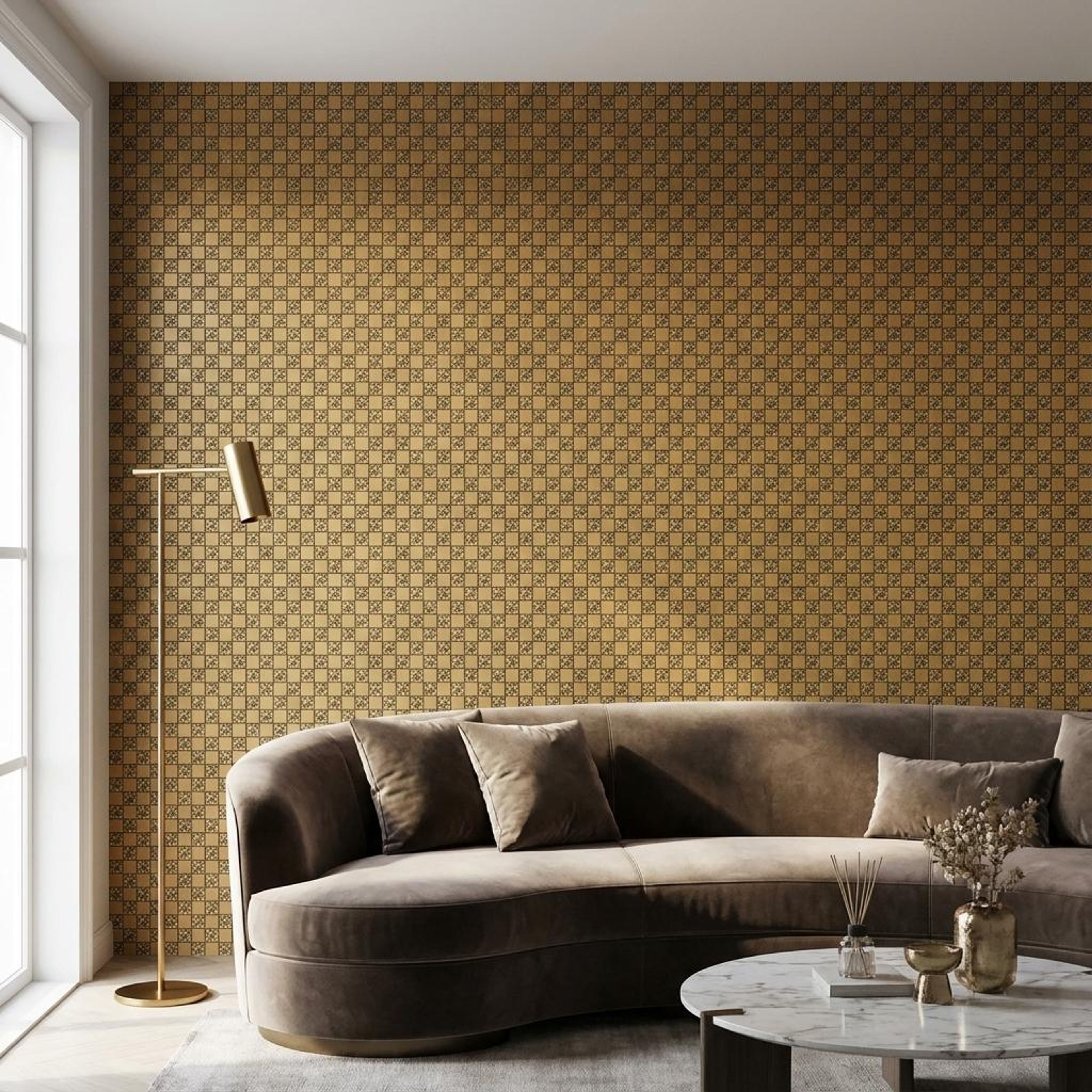 Elan Frost Multi-colour Mirror Panels | 1 x 1 Ft, 5 mm
