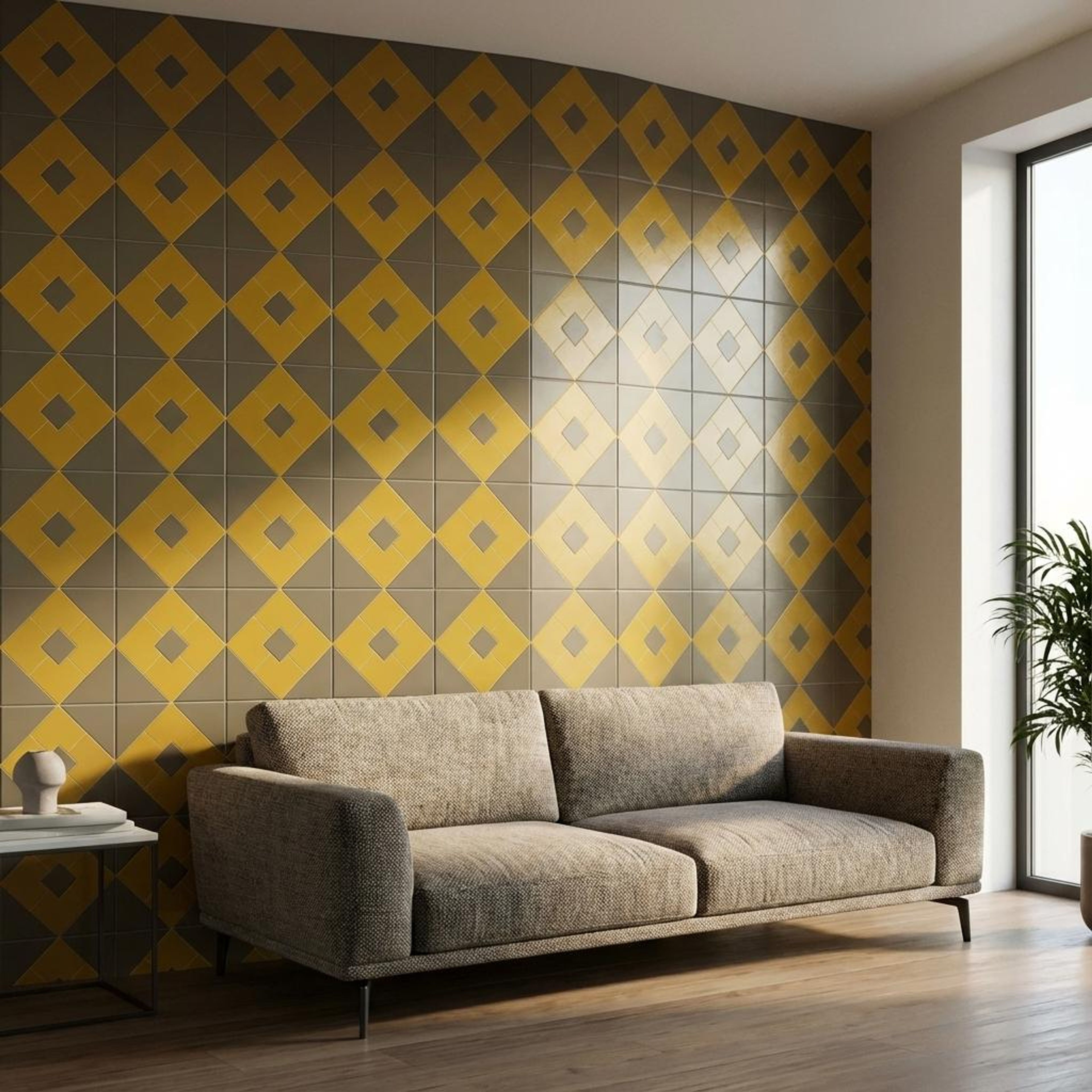 Silva Drift Multi-colour Mirror Panels | 1 x 1 Ft, 5 mm