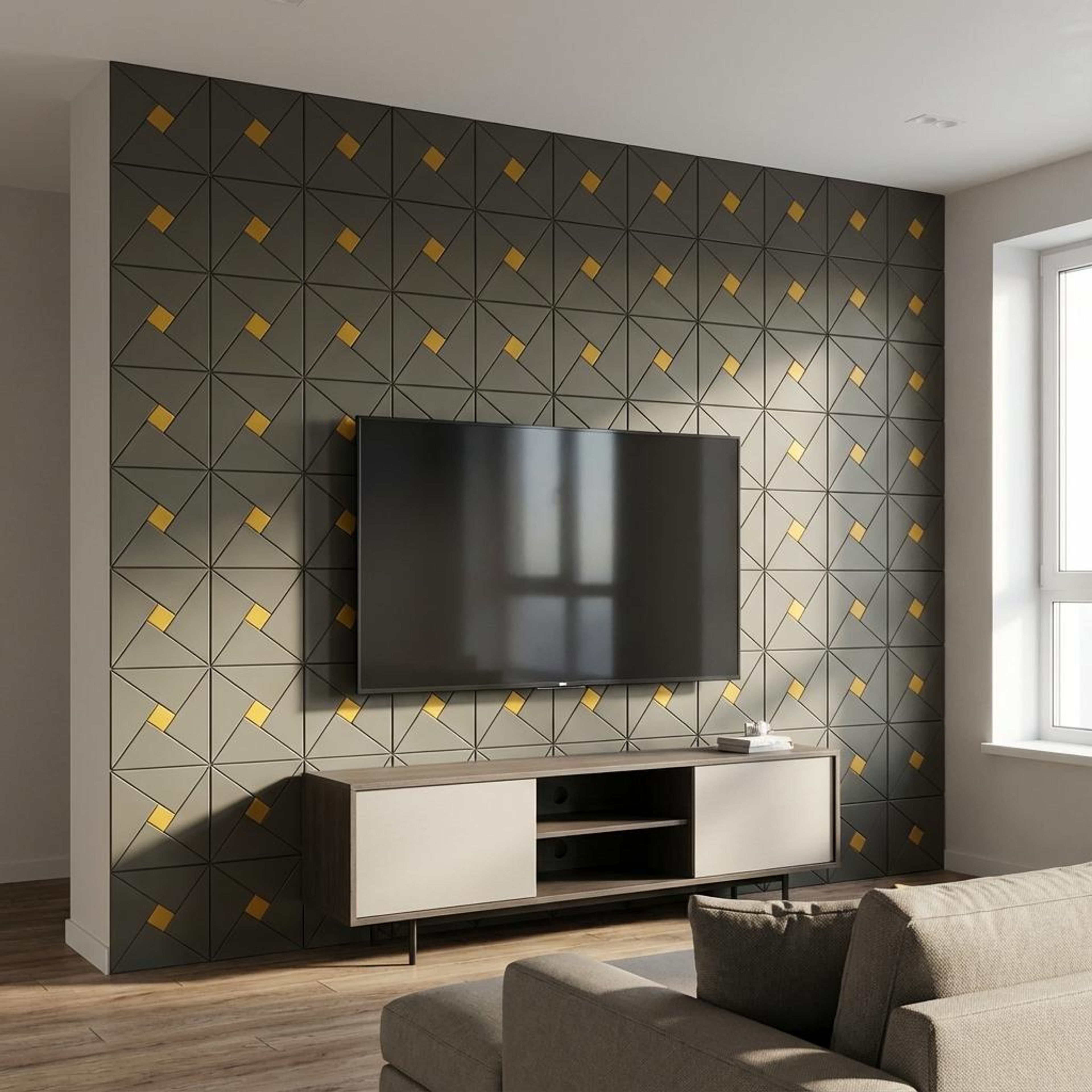 Pure Edge Multi-colour Mirror Panels | 1 x 1 Ft, 5 mm