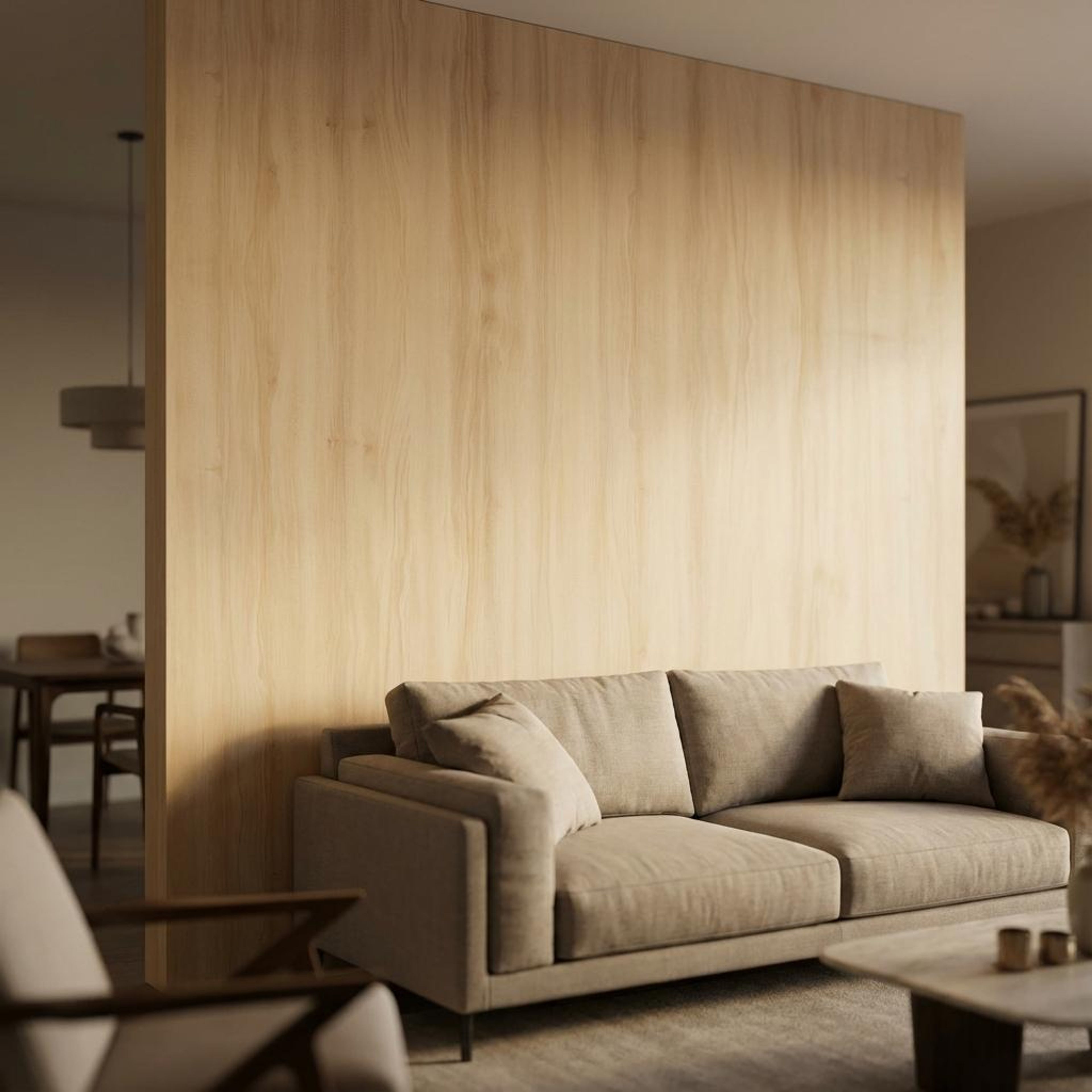 Aria Leaf Multi-colour Vinyl Panels | 8.2 x 4 Ft, 1 mm