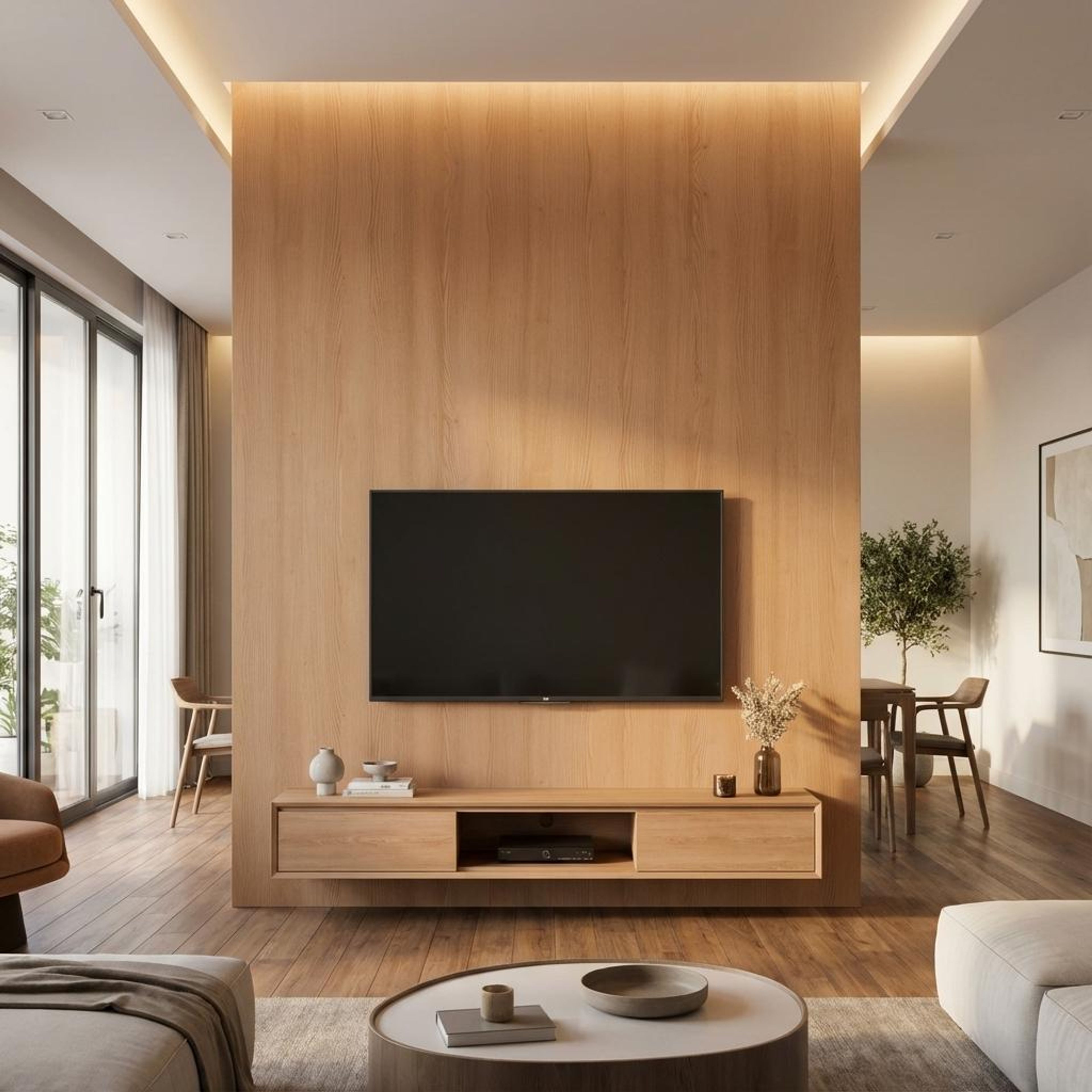 Terra Wood Multi-colour Vinyl Panels | 8.2 x 4 Ft, 1 mm