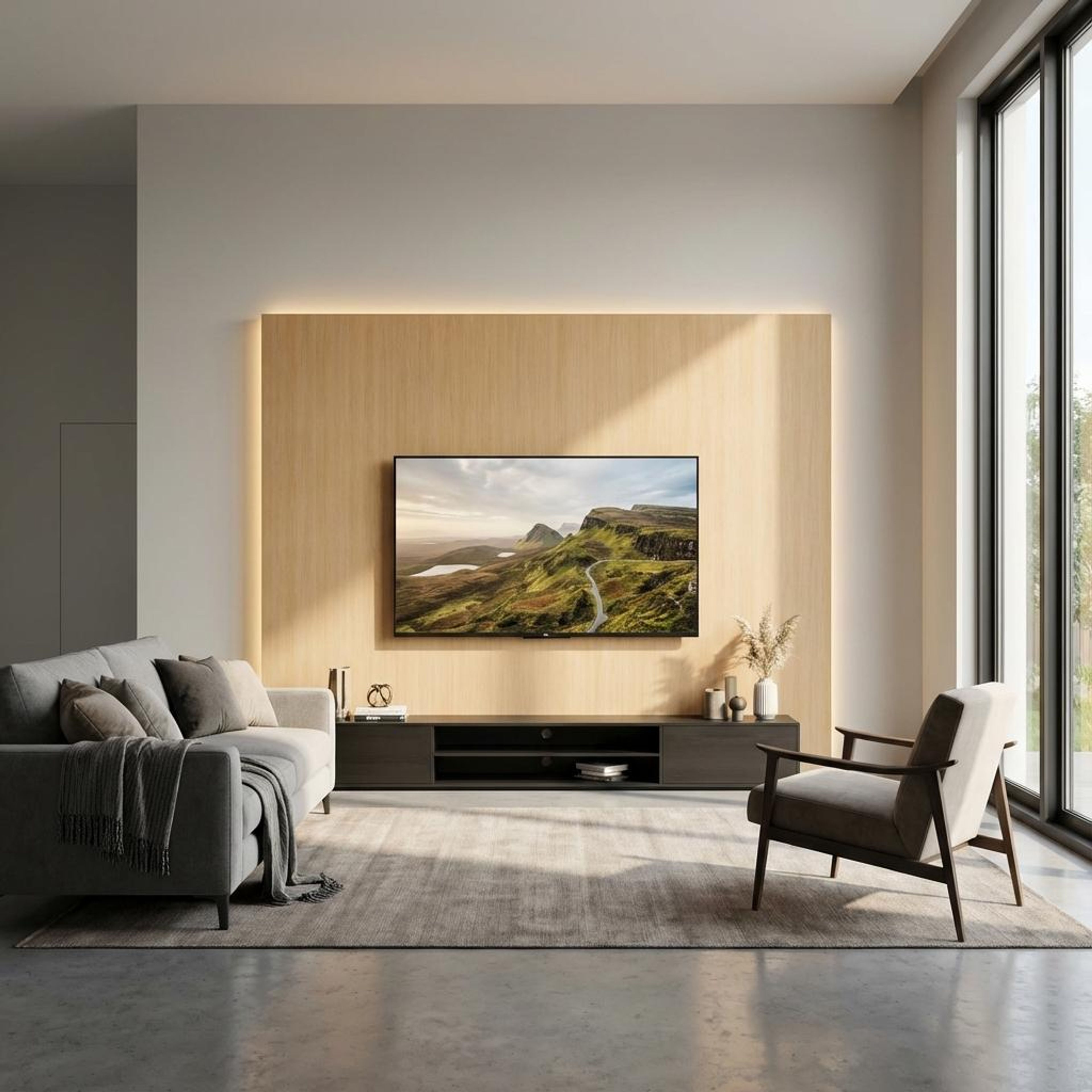Sora Grain Multi-colour Vinyl Panels | 8.2 x 4 Ft, 1 mm