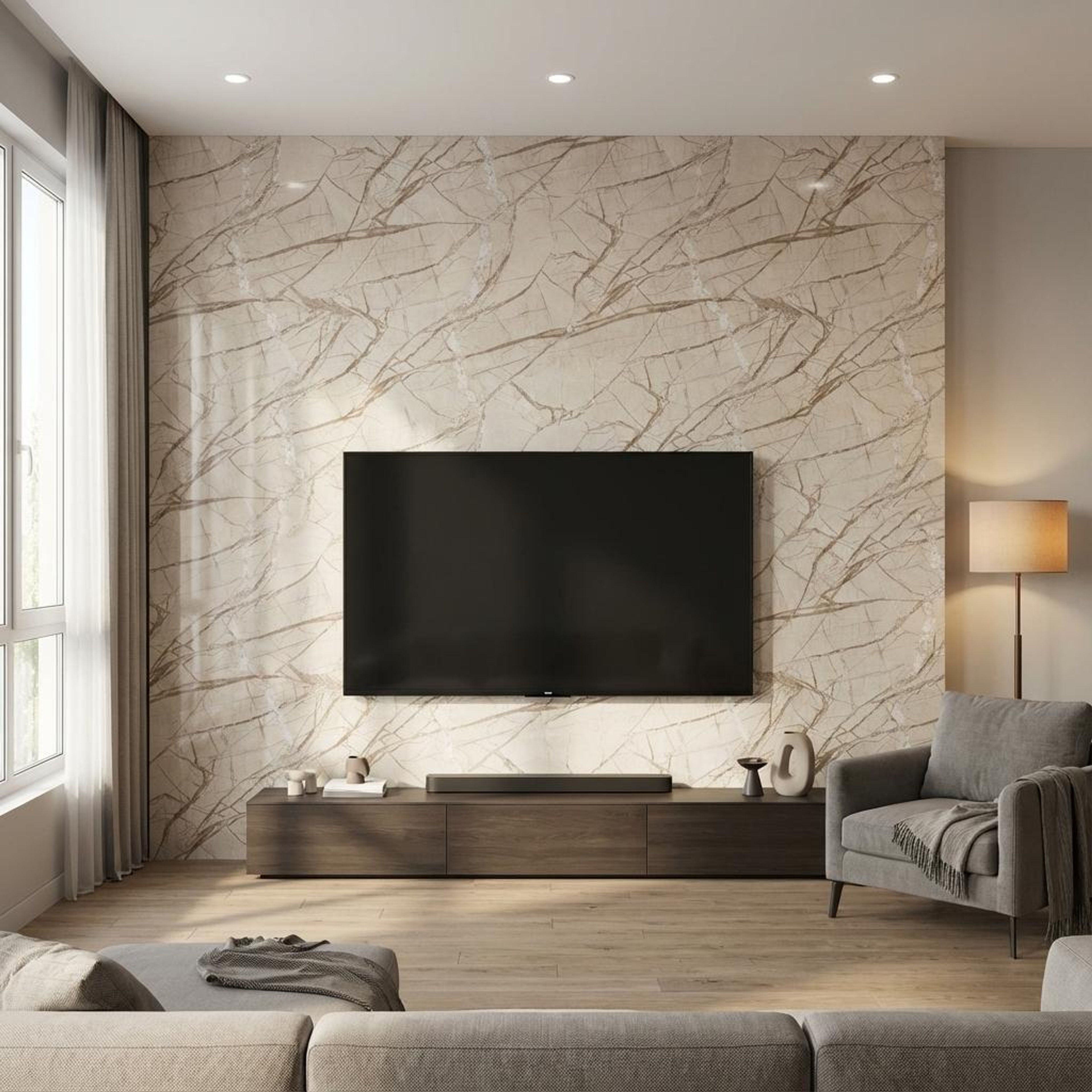 Sable Touch Multi-colour Vinyl Panels | 8.2 x 4 Ft, 1 mm