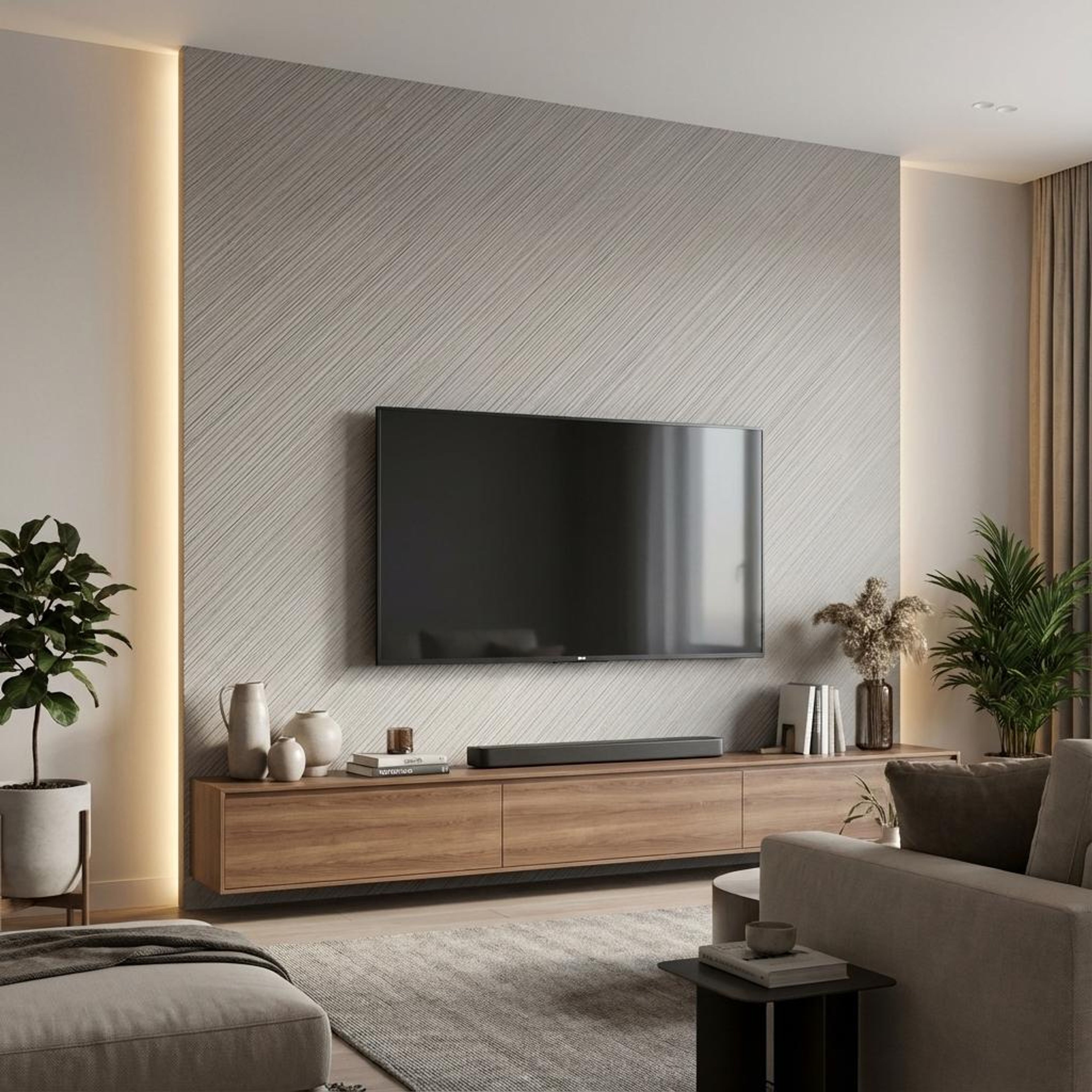 Vert Wood Metallic gold PVC Panels | 8 x 4 Ft, 2 mm