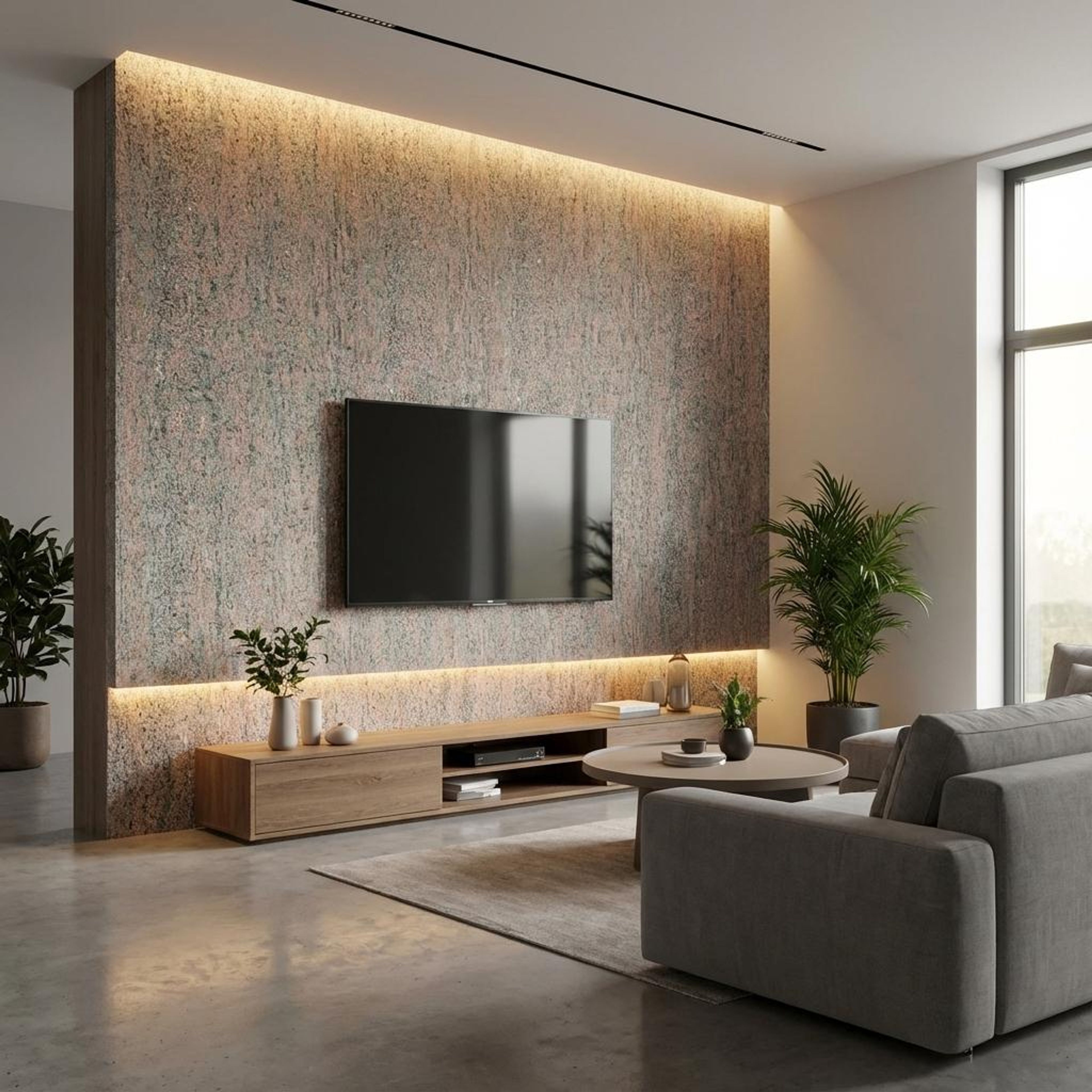 Aura Root Rustic gold PVC Panels | 8 x 4 Ft, 2 mm
