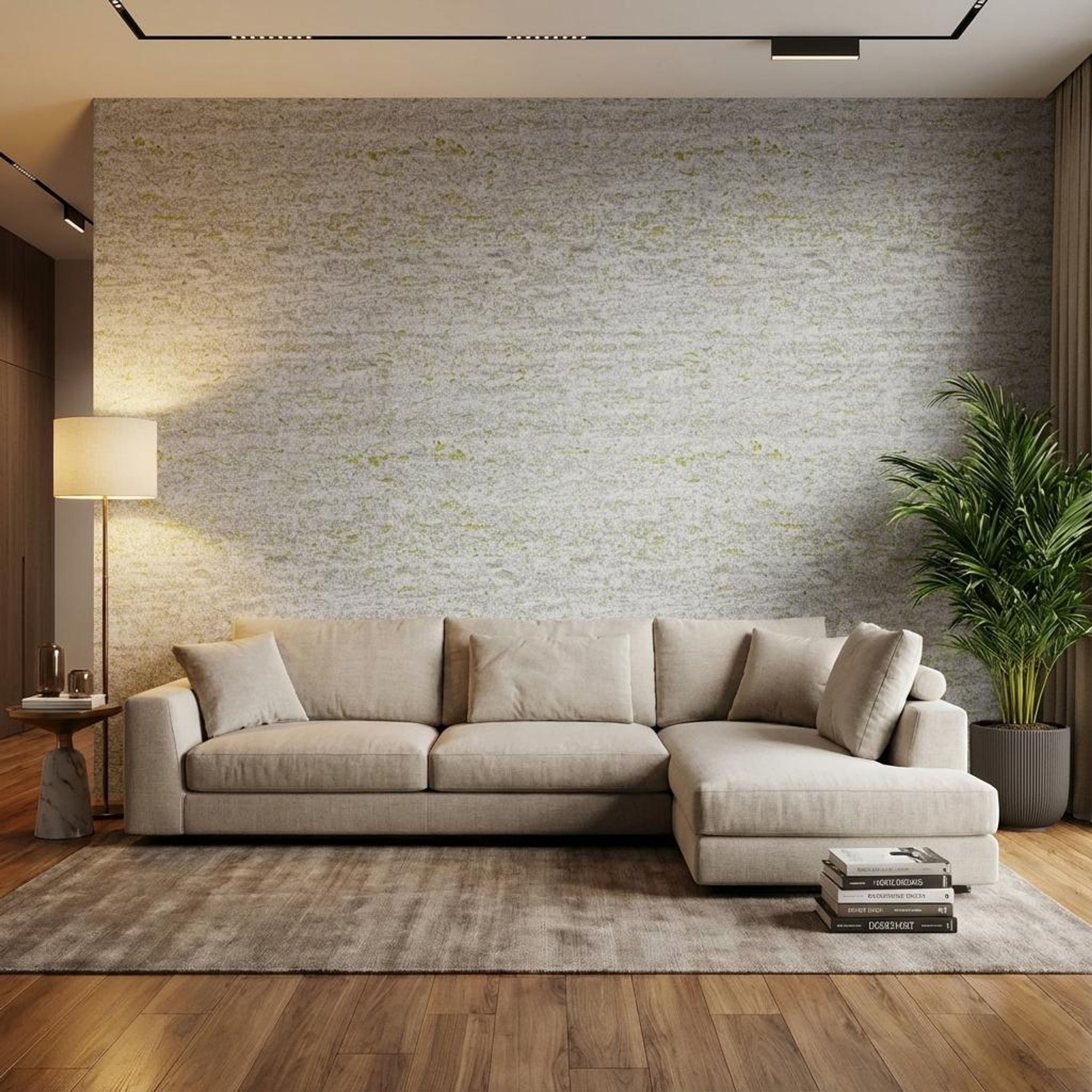 Lune Weave Ivory PVC Panels | 8 x 4 Ft, 2 mm