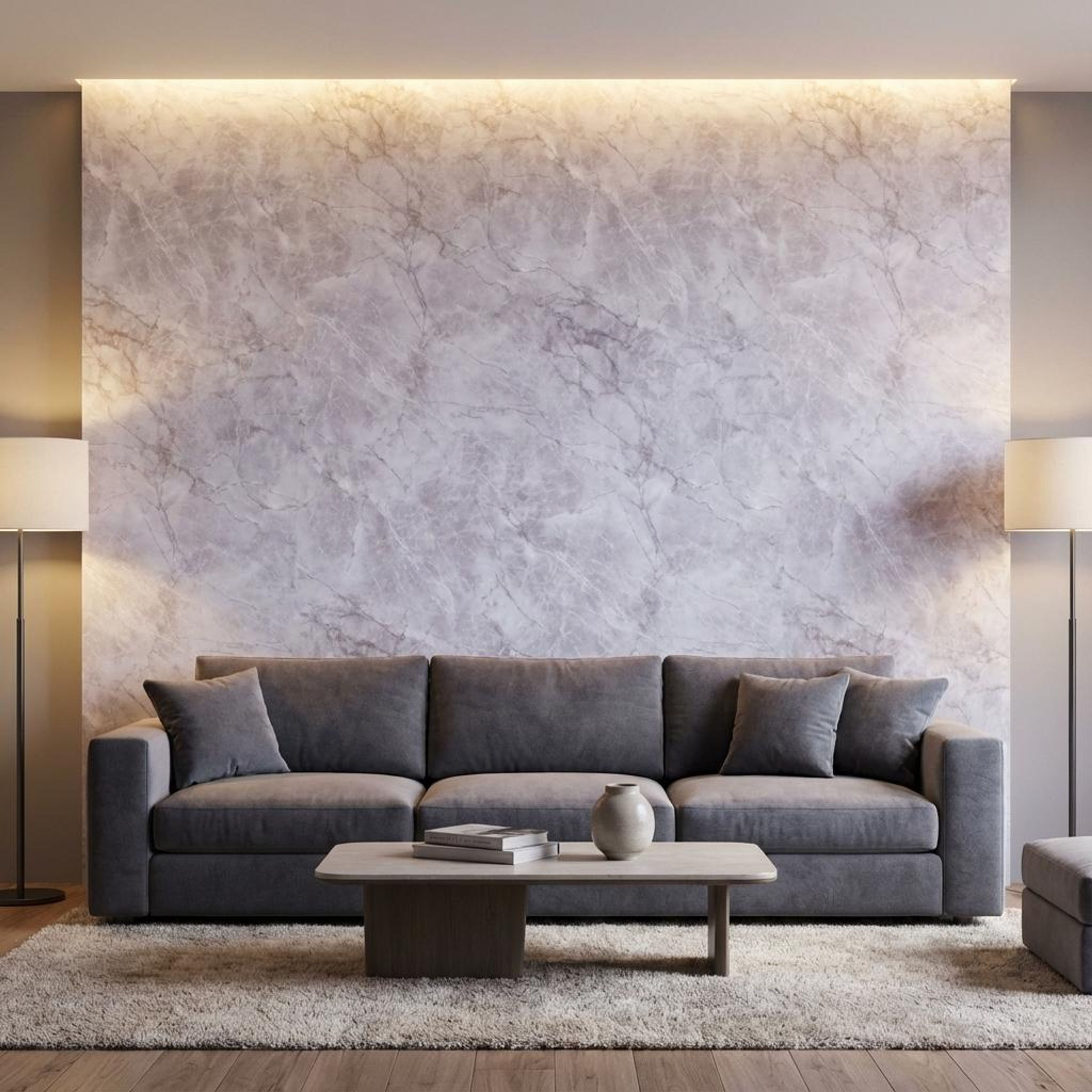 Urban Creek Light Grey PVC Panels | 8 x 4 Ft, 3 mm
