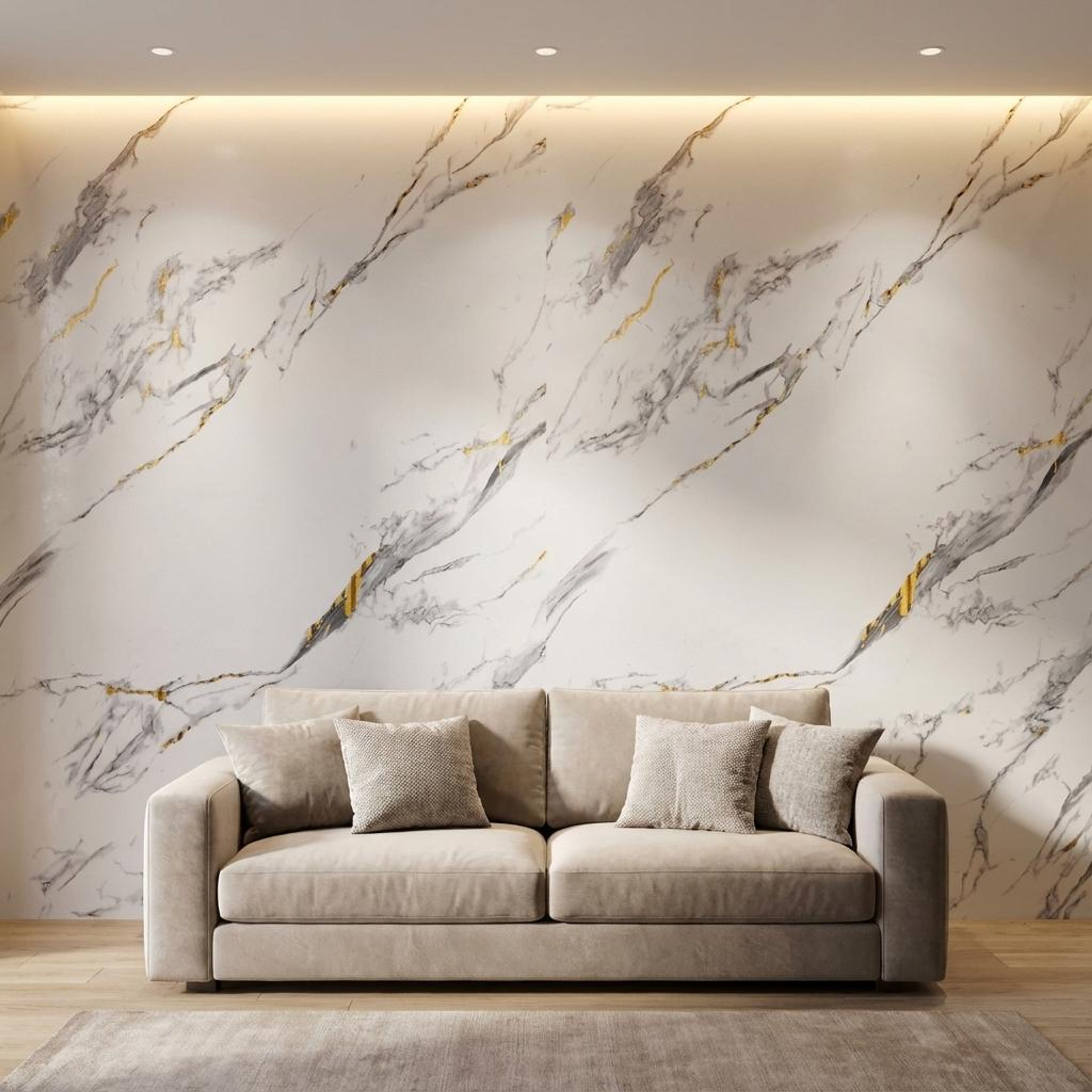 Aura Weave White PVC Panels | 8 x 4 Ft, 3 mm