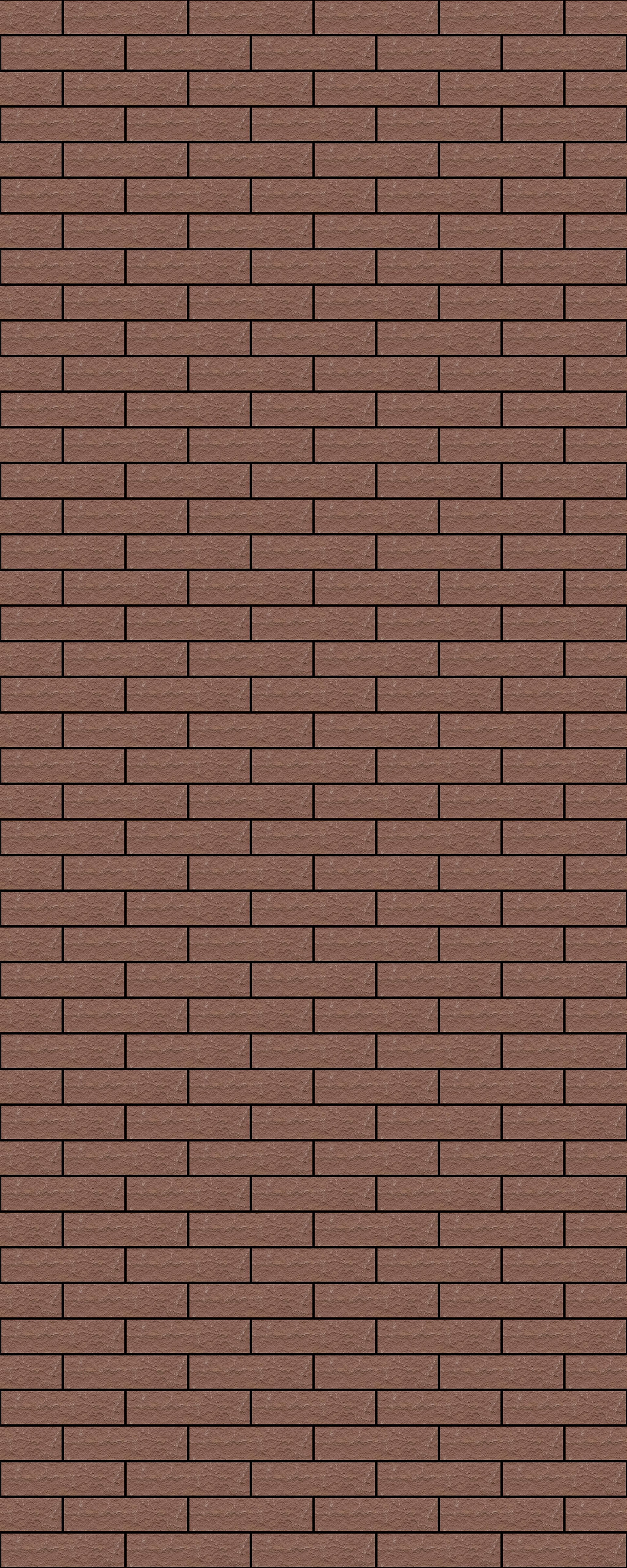 Mira Leaf Brick brown Clay Panels | 0.2 x 0.7 Ft, 2 mm