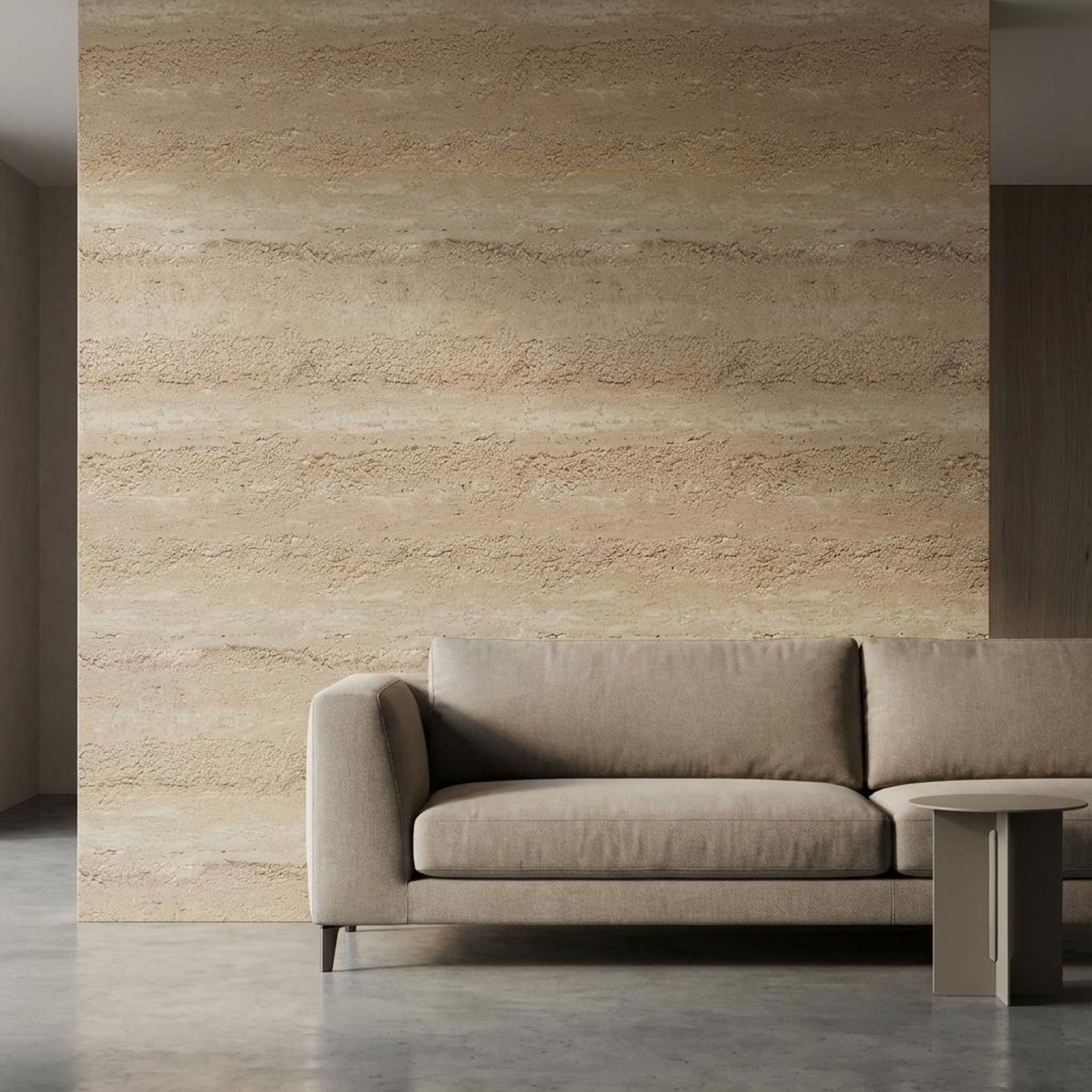 Flint Leaf Tan brown Clay Panels | 3.9 x 2 Ft, 2 mm