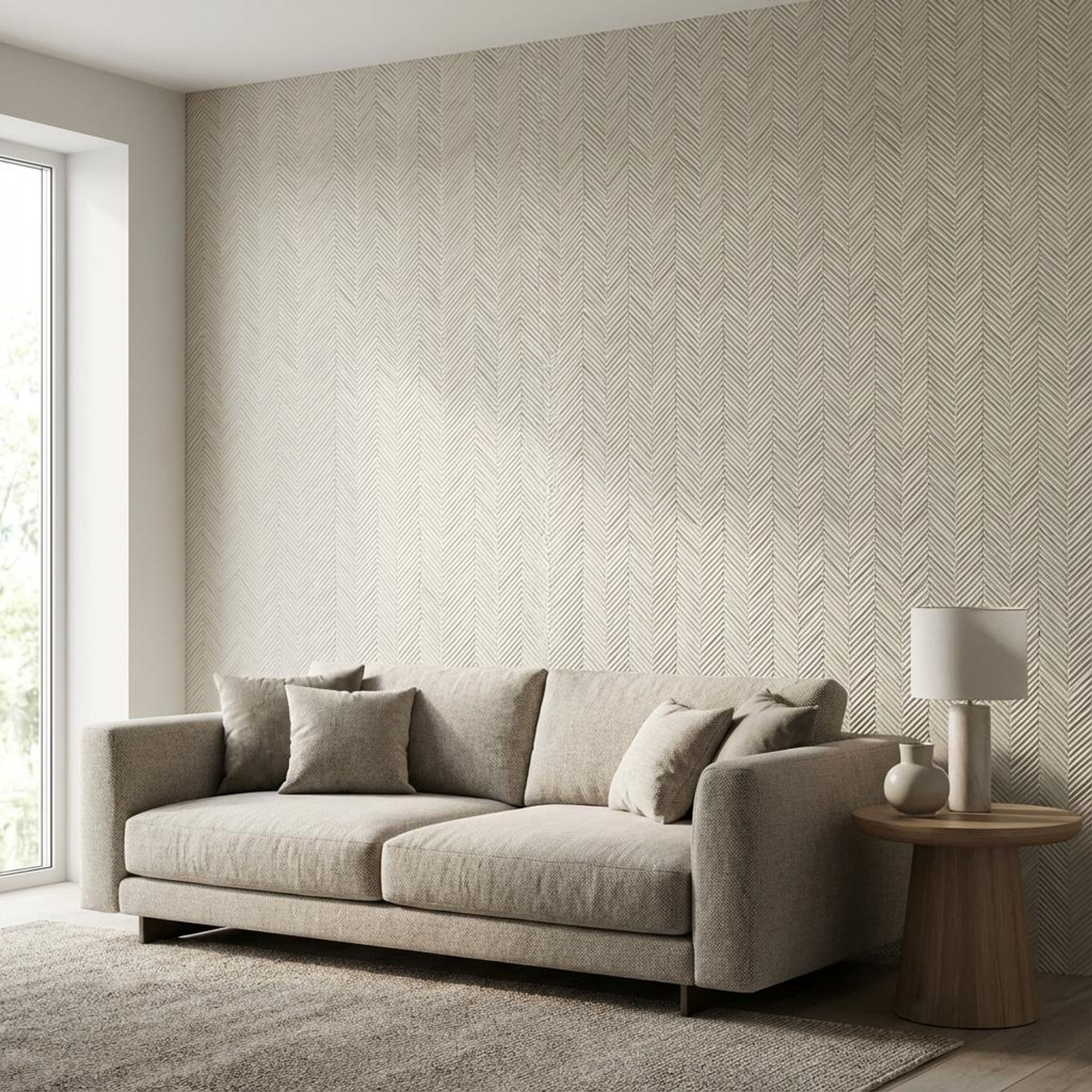 Sable Bloom Beige Clay Panels | 3.9 x 2 Ft, 3 mm