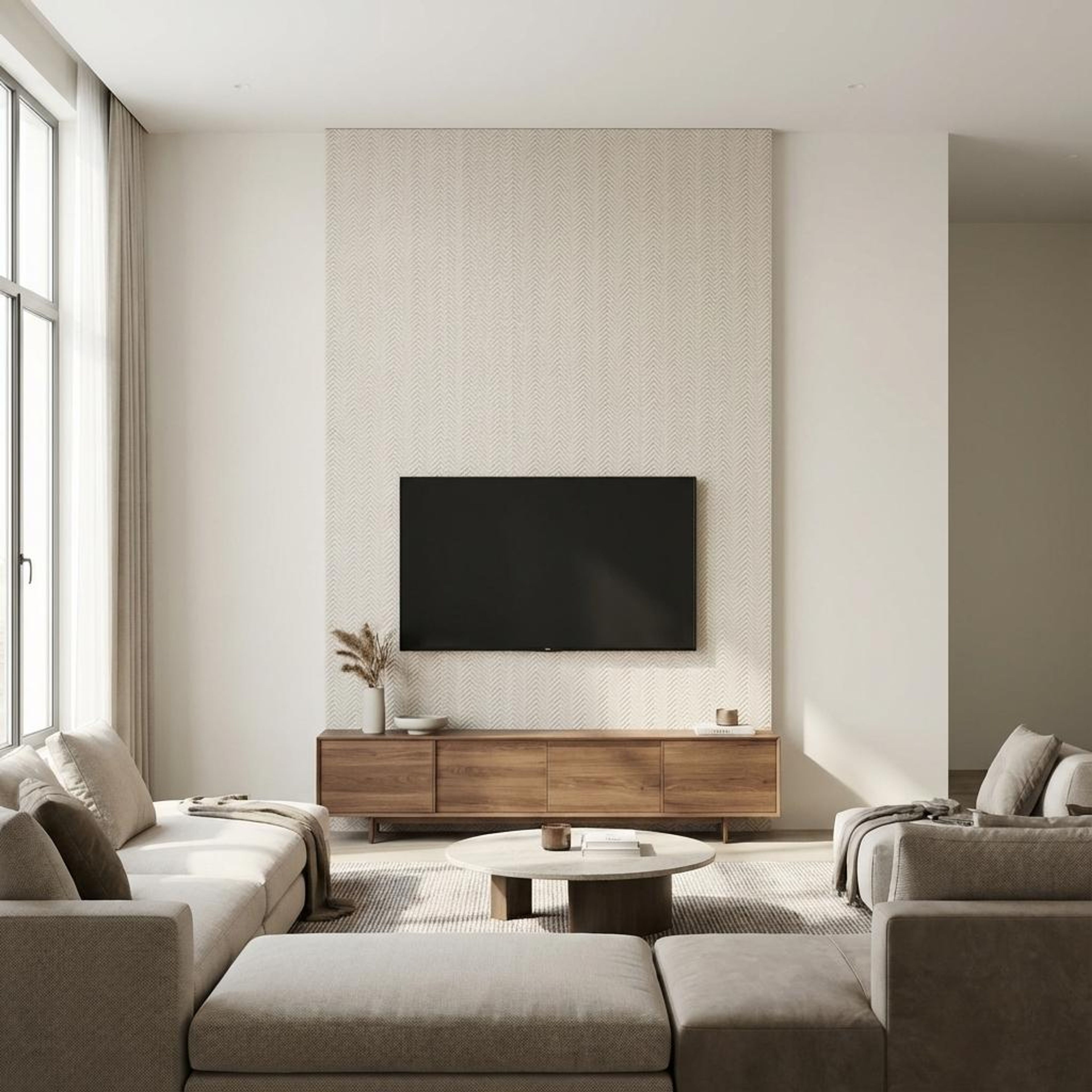 Aura Rise Beige Clay Panels | 3.9 x 2 Ft, 3 mm