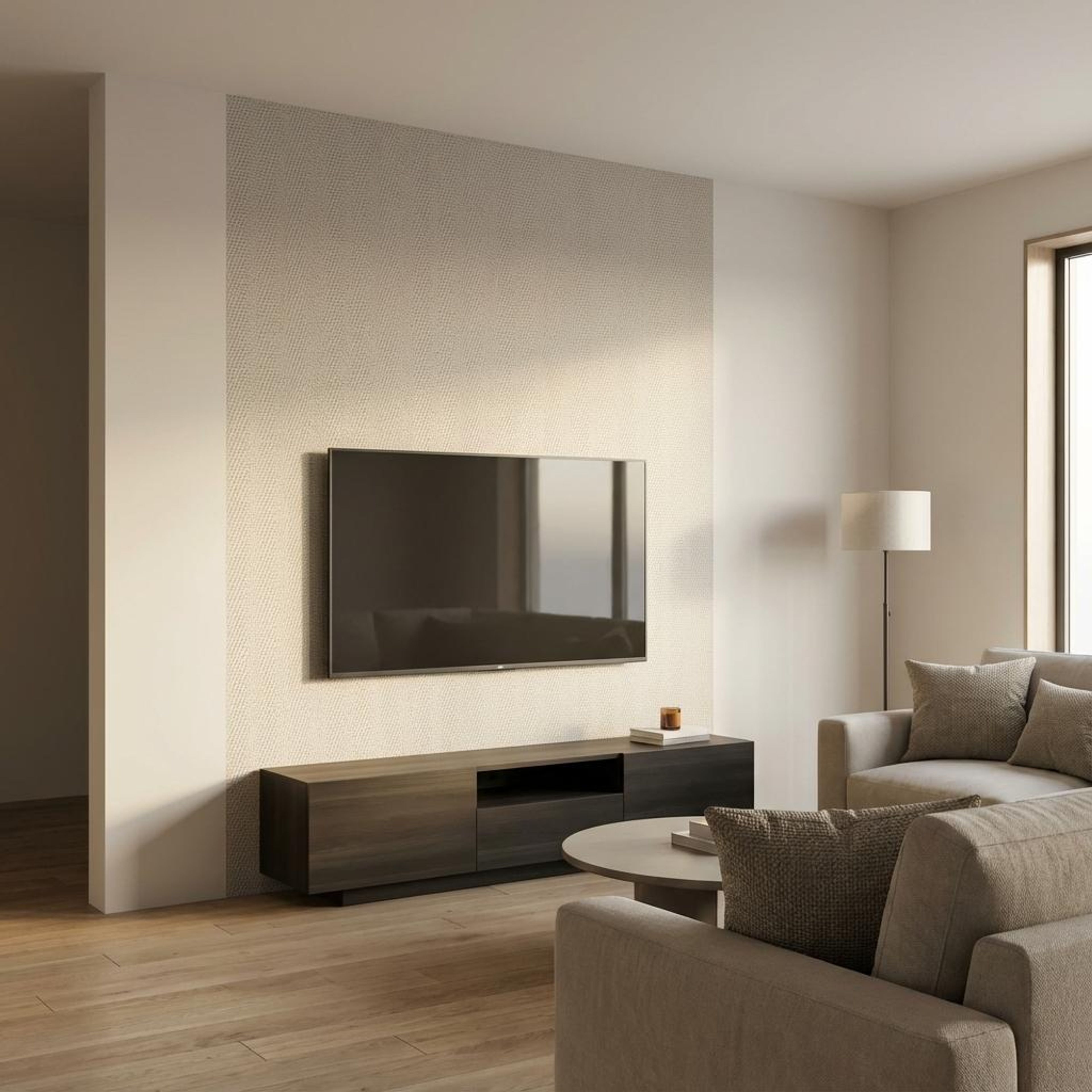 Aura Form Beige Clay Panels | 3.9 x 2 Ft, 3 mm