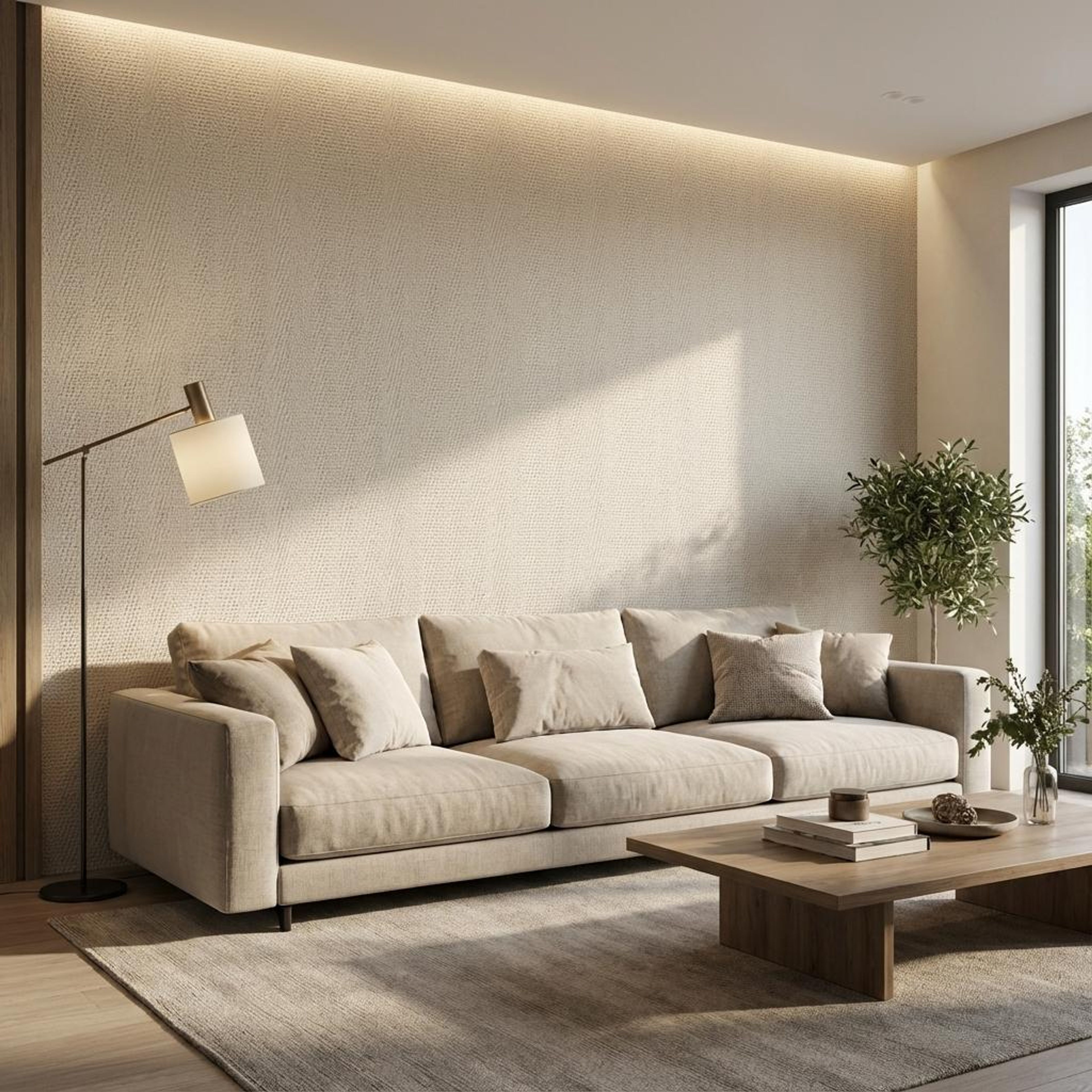 Aura Form Beige Clay Panels | 3.9 x 2 Ft, 3 mm