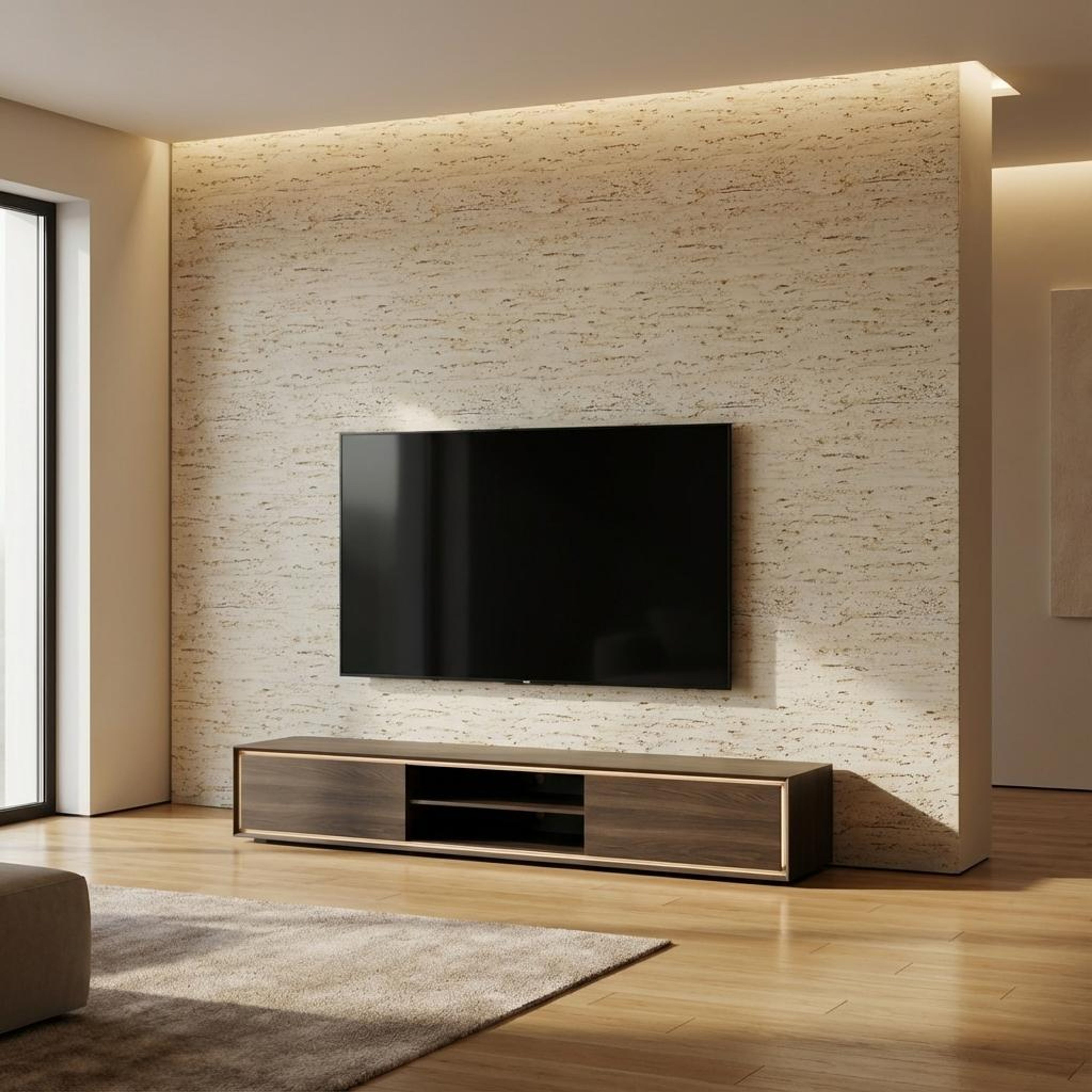 Umber Luxe Ivory Clay Panels | 3.9 x 2 Ft, 3 mm