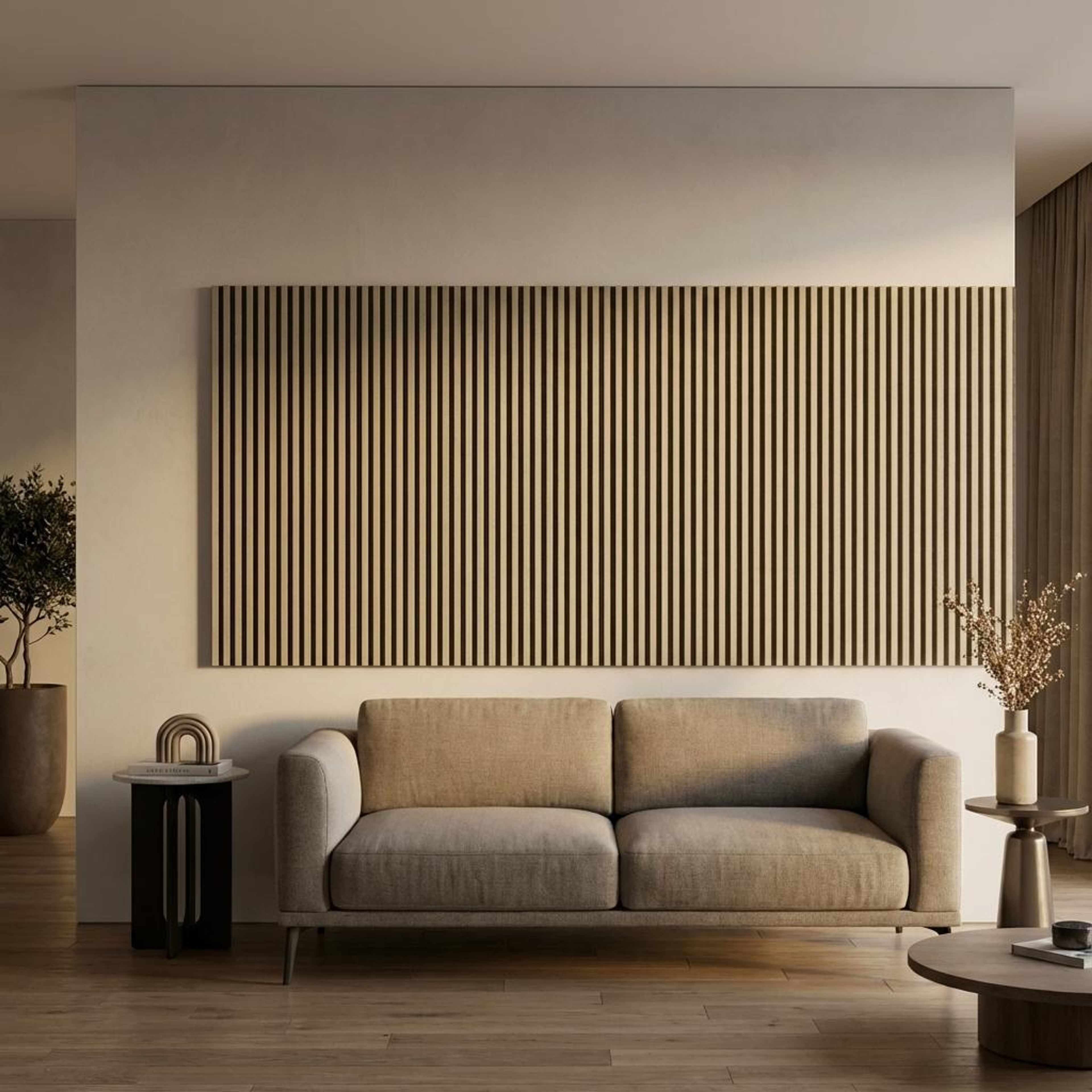 Sable Rise Ash Grey Recycled PP Panels | 8 x 0.8 Ft, 10 mm